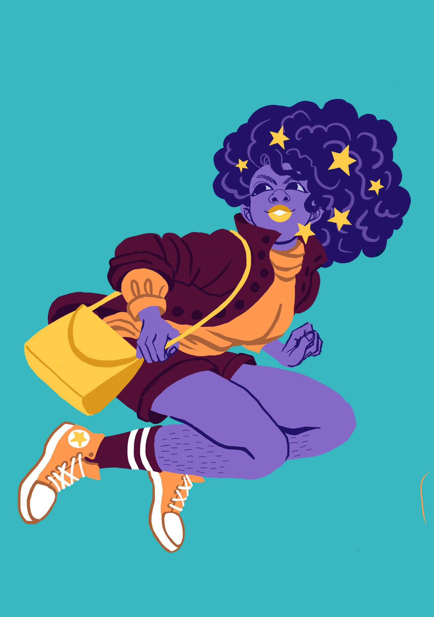 Sticker Design for the Orange Nest art shop