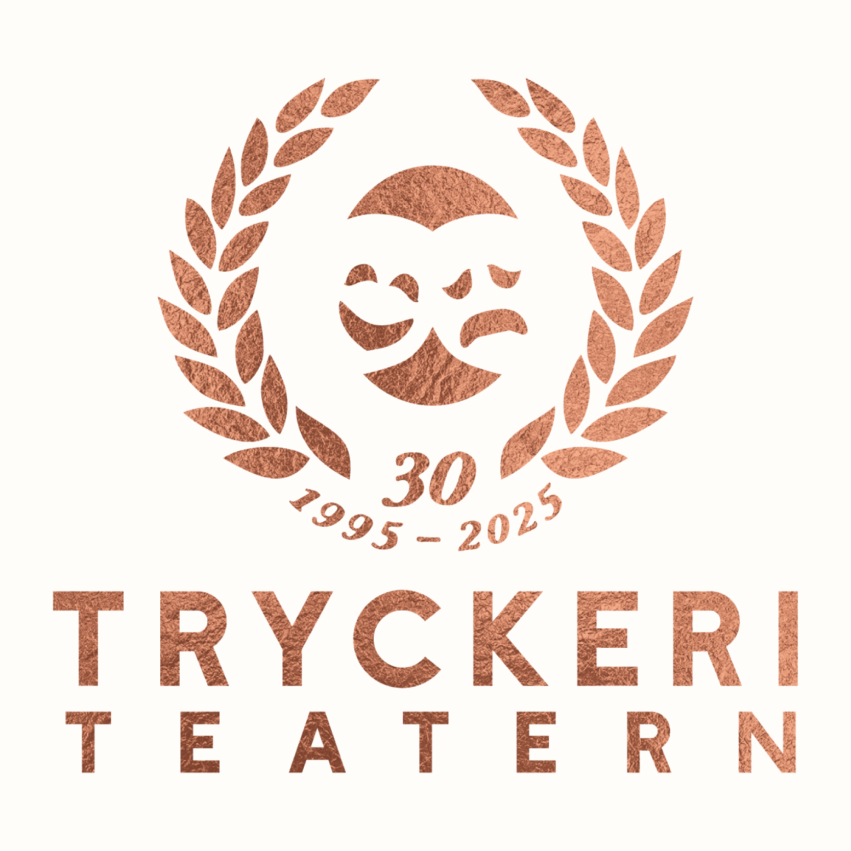 For TryckeriTeatern I got to create an anniversary logo.