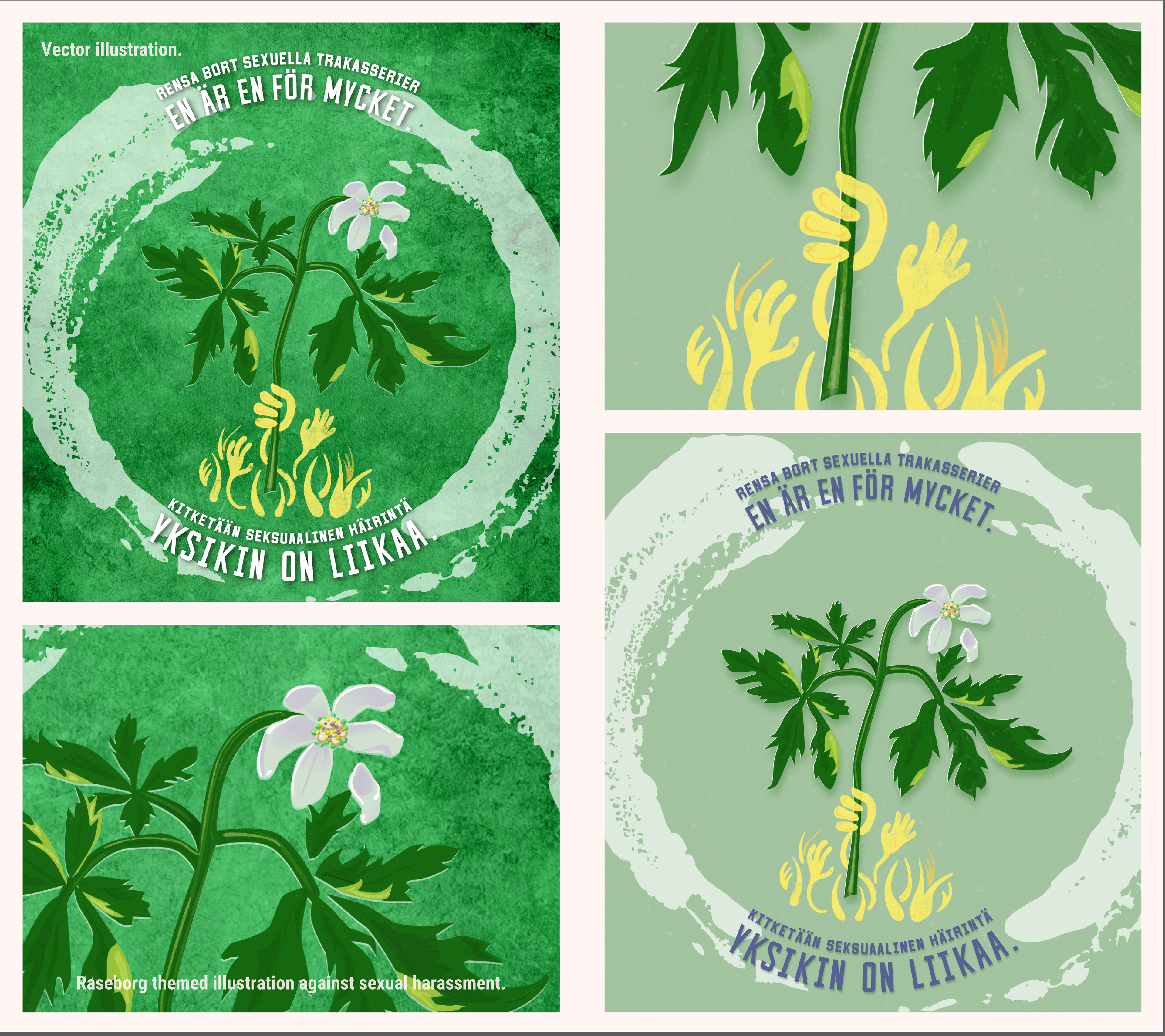 Digital illustration, vector, for statement of Kulturnämnden