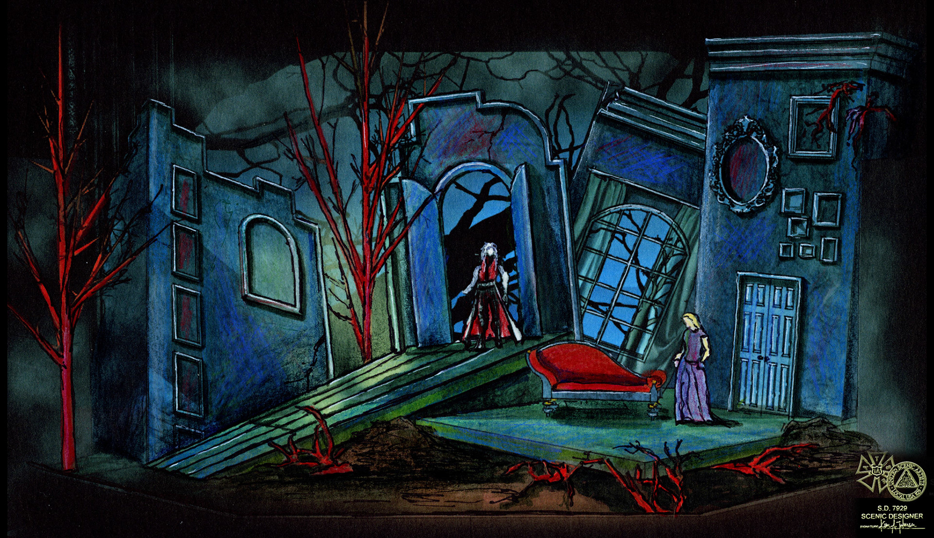 Set Design Concept Rendering