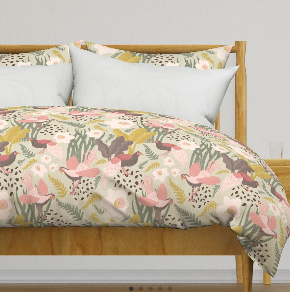 Jardin du Monde SSD24001 - Duvet cover from Spoonflowers