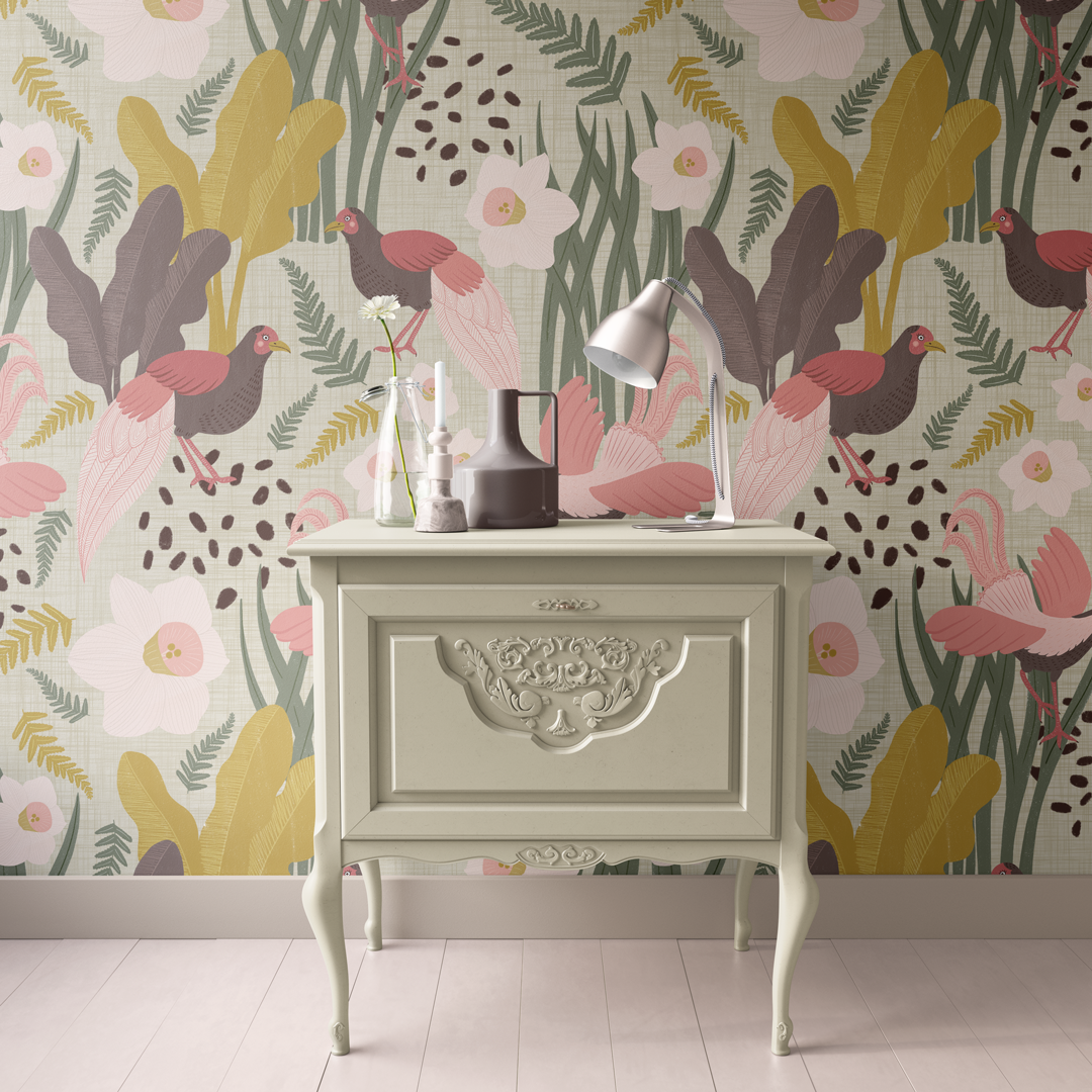 Jardin du Monde SSD24001 - Available on Spoonflower