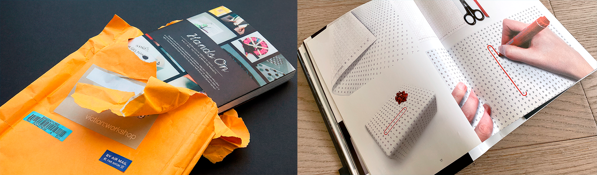 Hands On. Interactive design in print | Victionary | Singapore | 2012