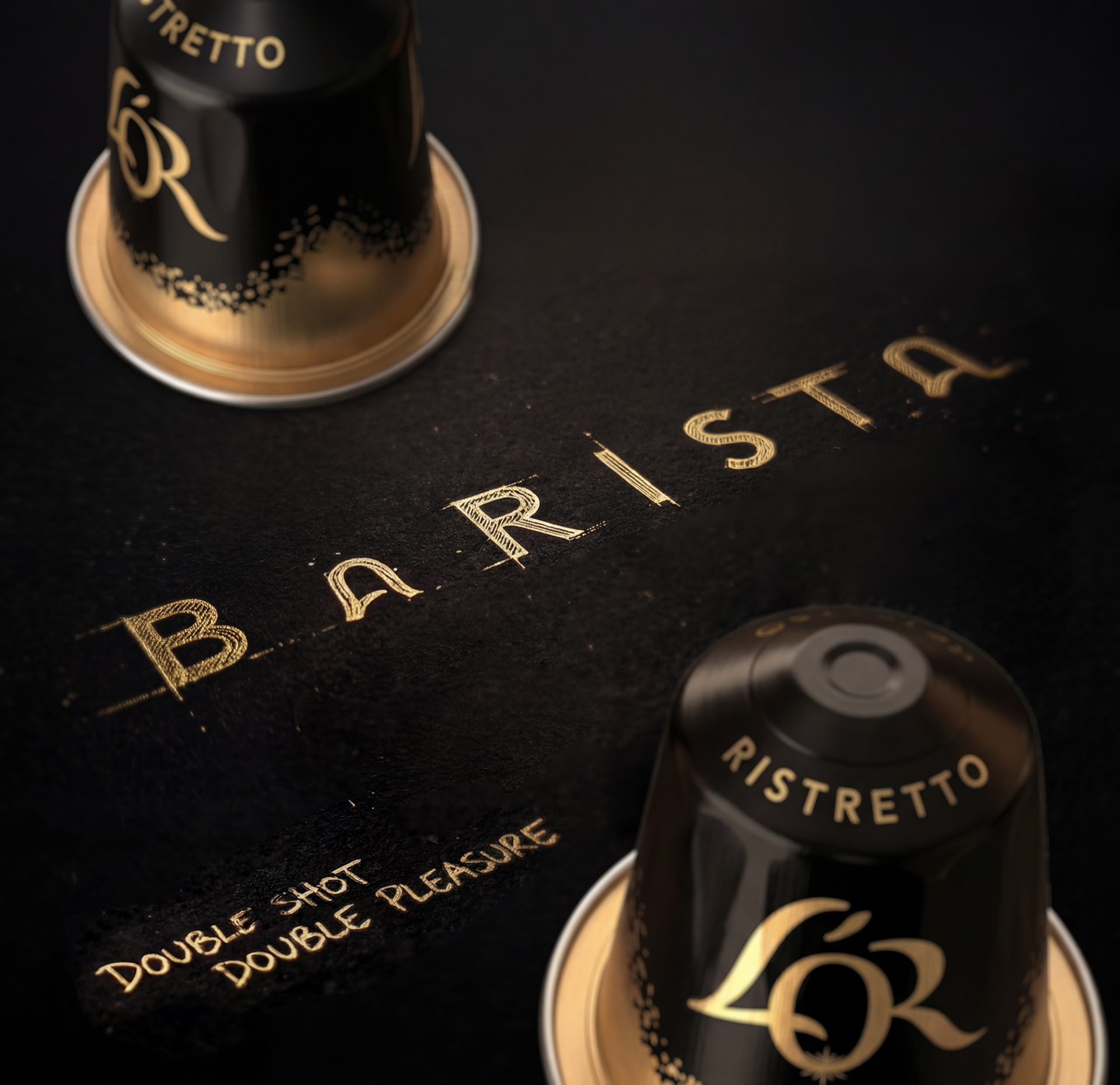 L'Or Barista logo concept