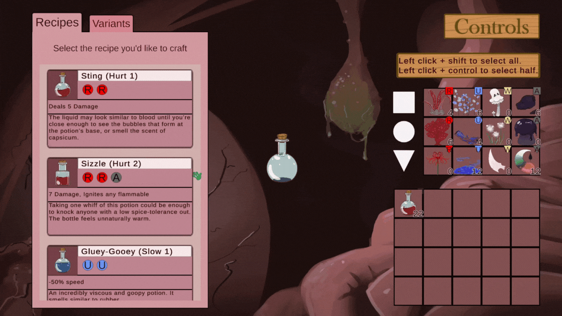 A video clip from Amphibious Alchemist demonstrating the brewing process...