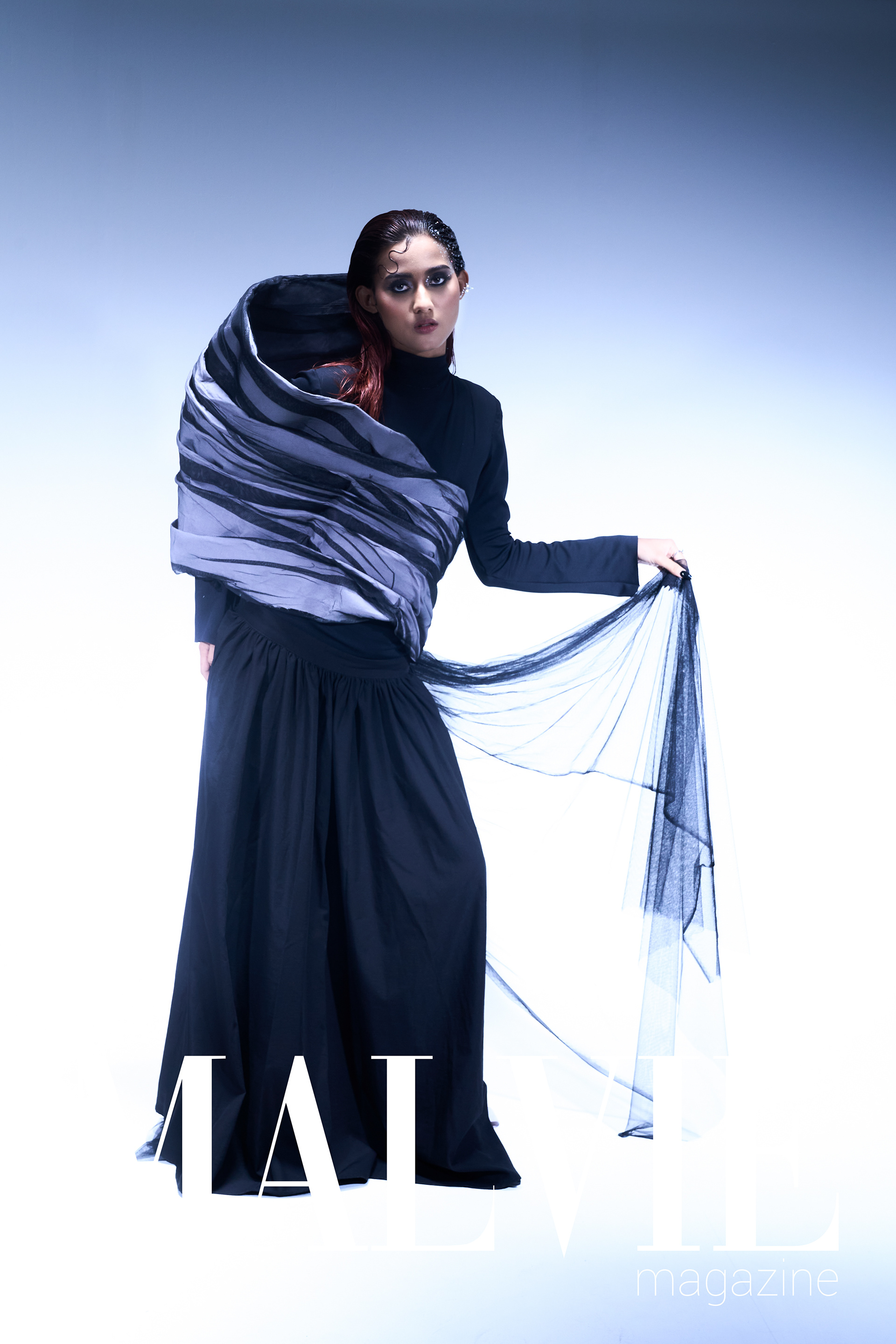 Movement as identity, silence as rhythm.  Inspired by Zat Pwe, a traditional Burmese performance art blending dance, music, and theatre. This editorial explores fluid motion and cultural expression through form and fabric. Shot in Bangkok for a Rangsit University fashion thesis collection, later selected for Malvie Magazine Issue 67.