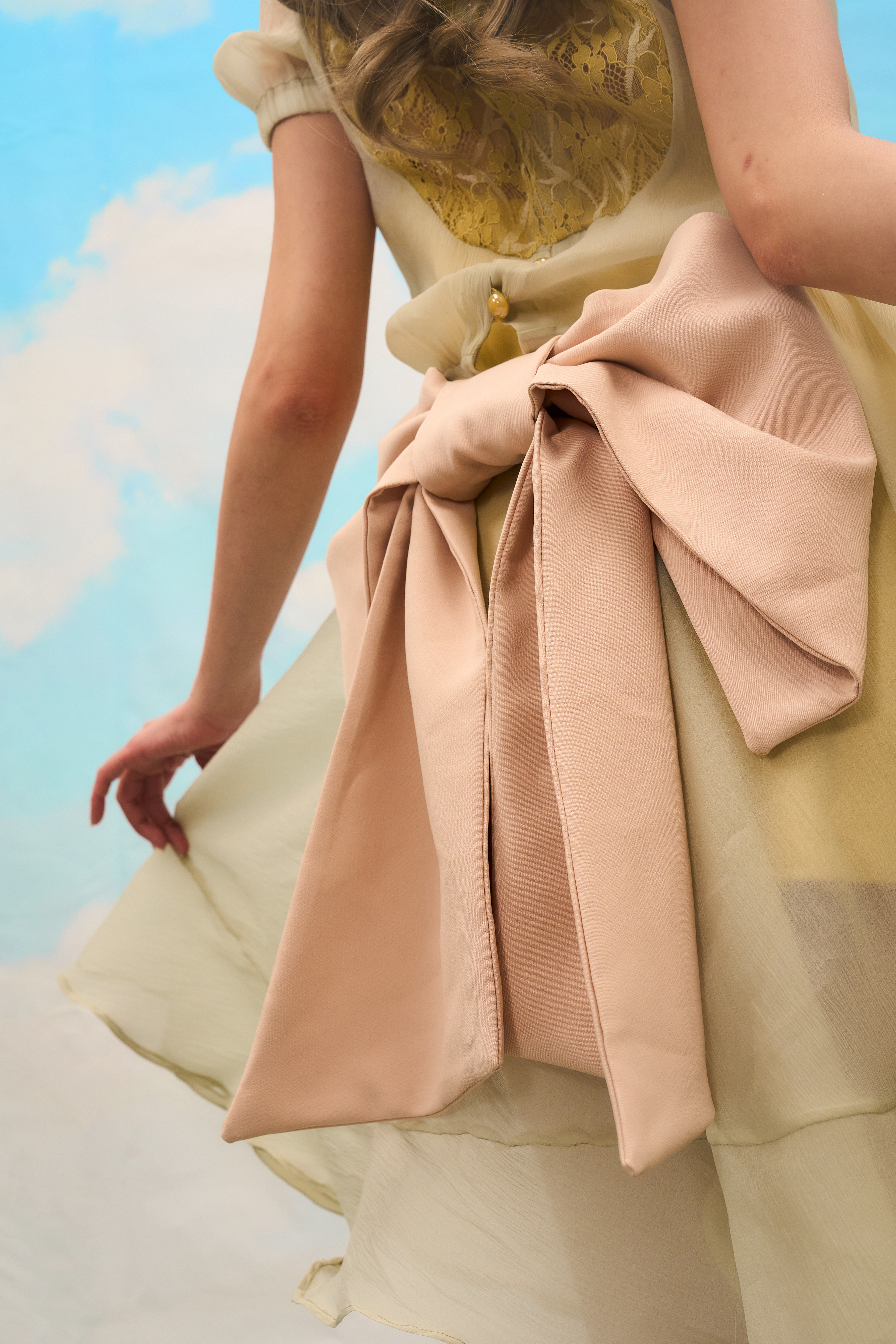 Soft Escape-A playful exploration of lightness and imagination, where soft silhouettes and pastel tones create a dreamlike atmosphere. Inspired by a gentle detachment from reality, the collection captures a sense of freedom, youth, and quiet storytelling through form and movement.  Mini collection for Raffles International College design student. Shot in Bangkok.