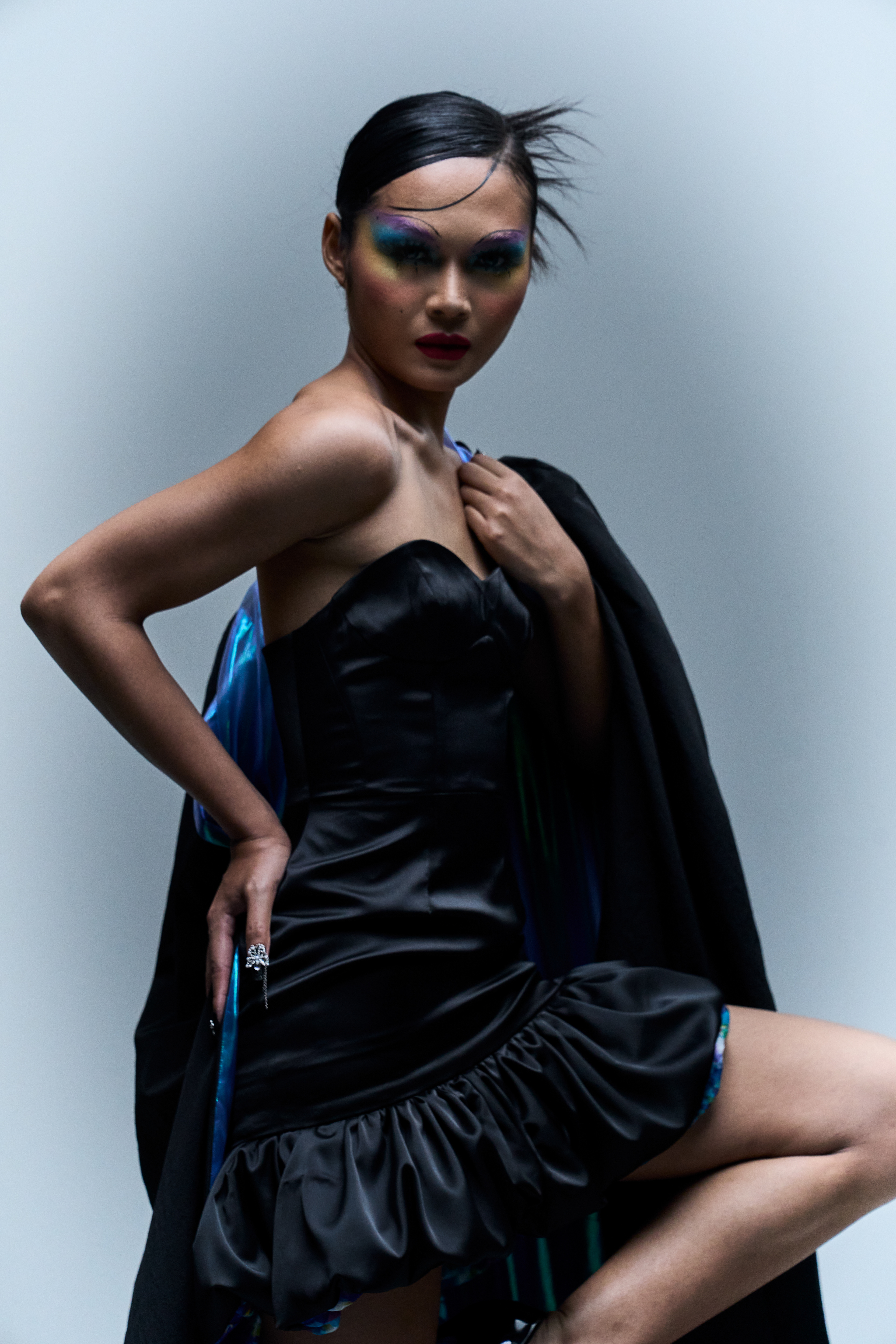 Raison d’être — Hidden Truly  What is seen, and what remains concealed.  A fashion editorial exploring hidden identity and quiet tension through layered form and subtle expression. Shot in Bangkok for a Raffles International College mini collection.