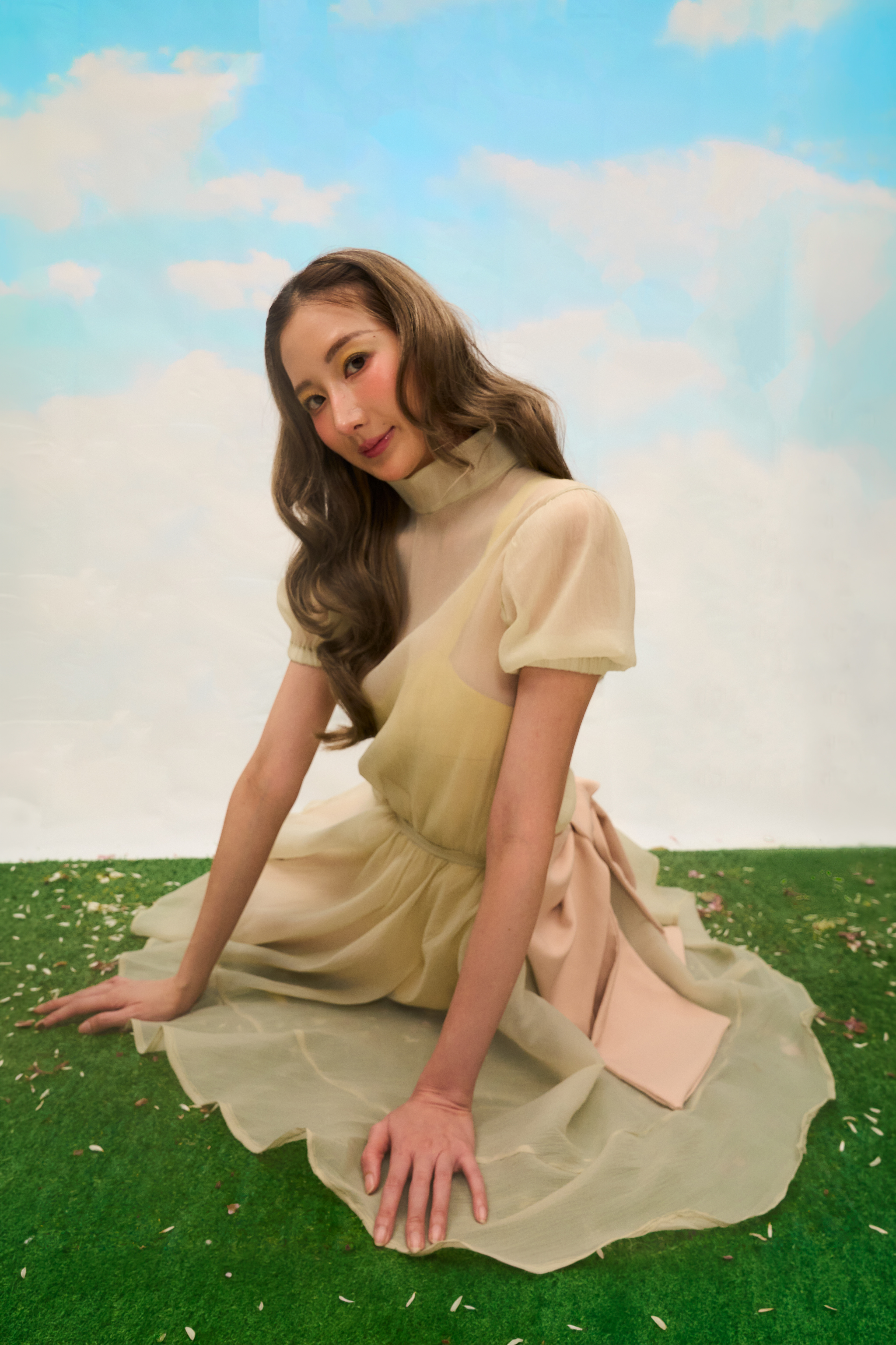Soft Escape-A playful exploration of lightness and imagination, where soft silhouettes and pastel tones create a dreamlike atmosphere. Inspired by a gentle detachment from reality, the collection captures a sense of freedom, youth, and quiet storytelling through form and movement.  Mini collection for Raffles International College design student. Shot in Bangkok.
