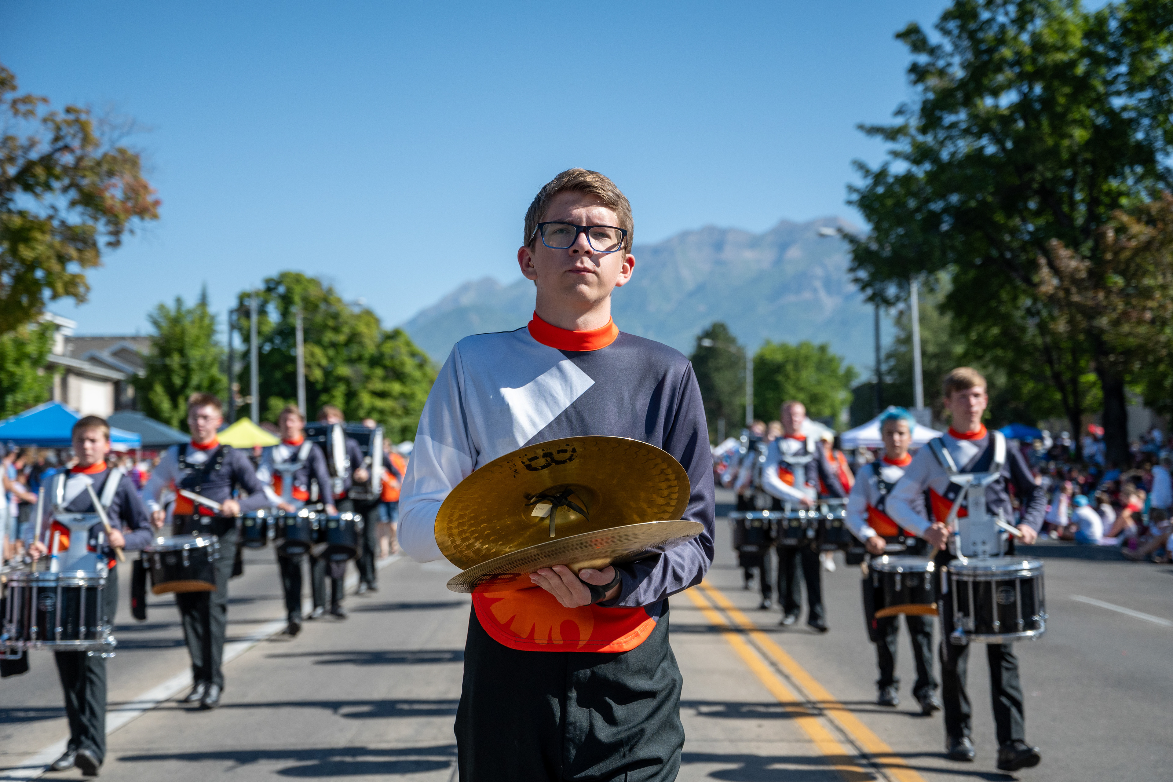Skyridge High School Marching Band @ Provo Freedom Festival Parade