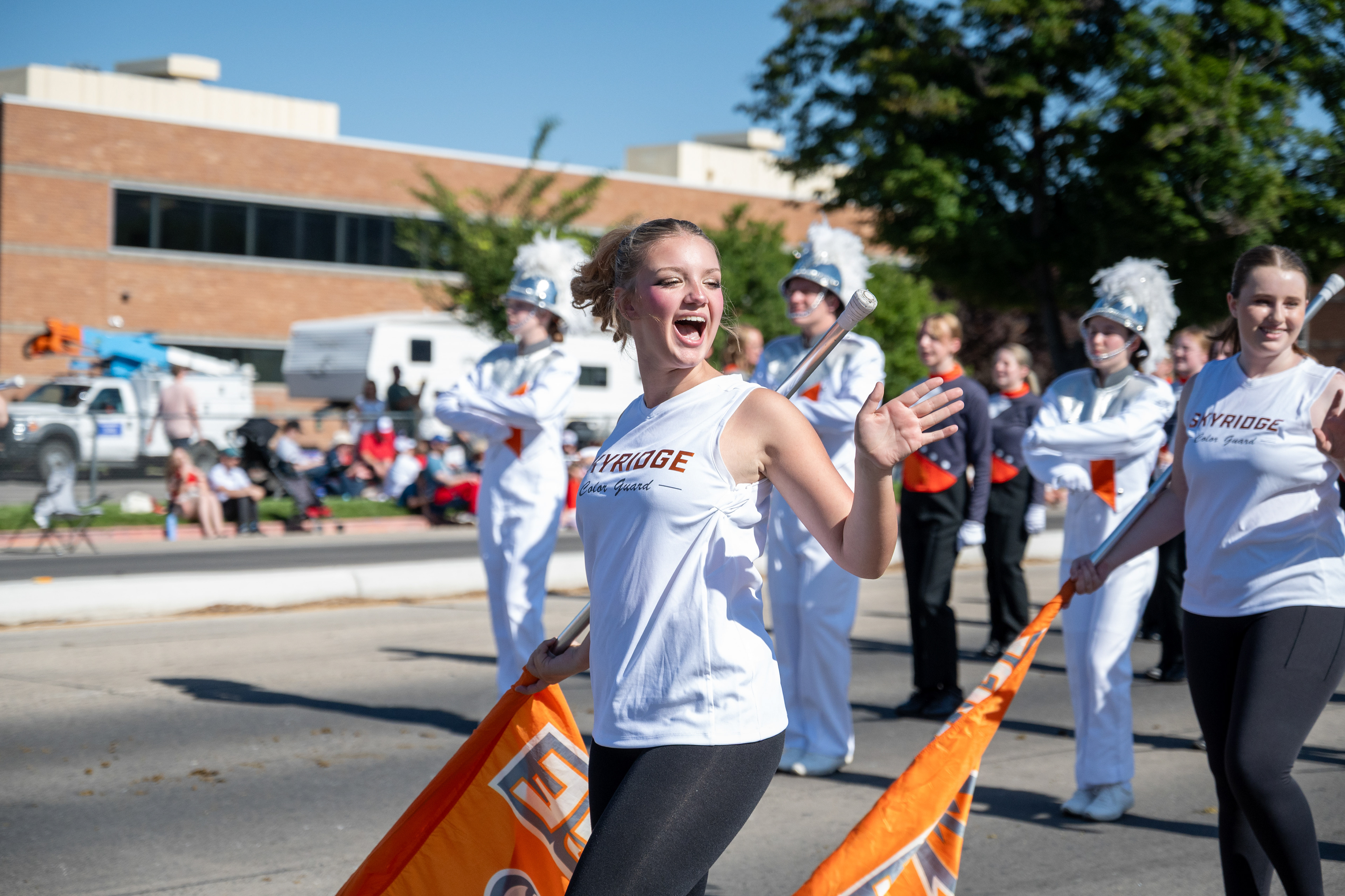 Skyridge High School Marching Band @ Provo Freedom Festival Parade
