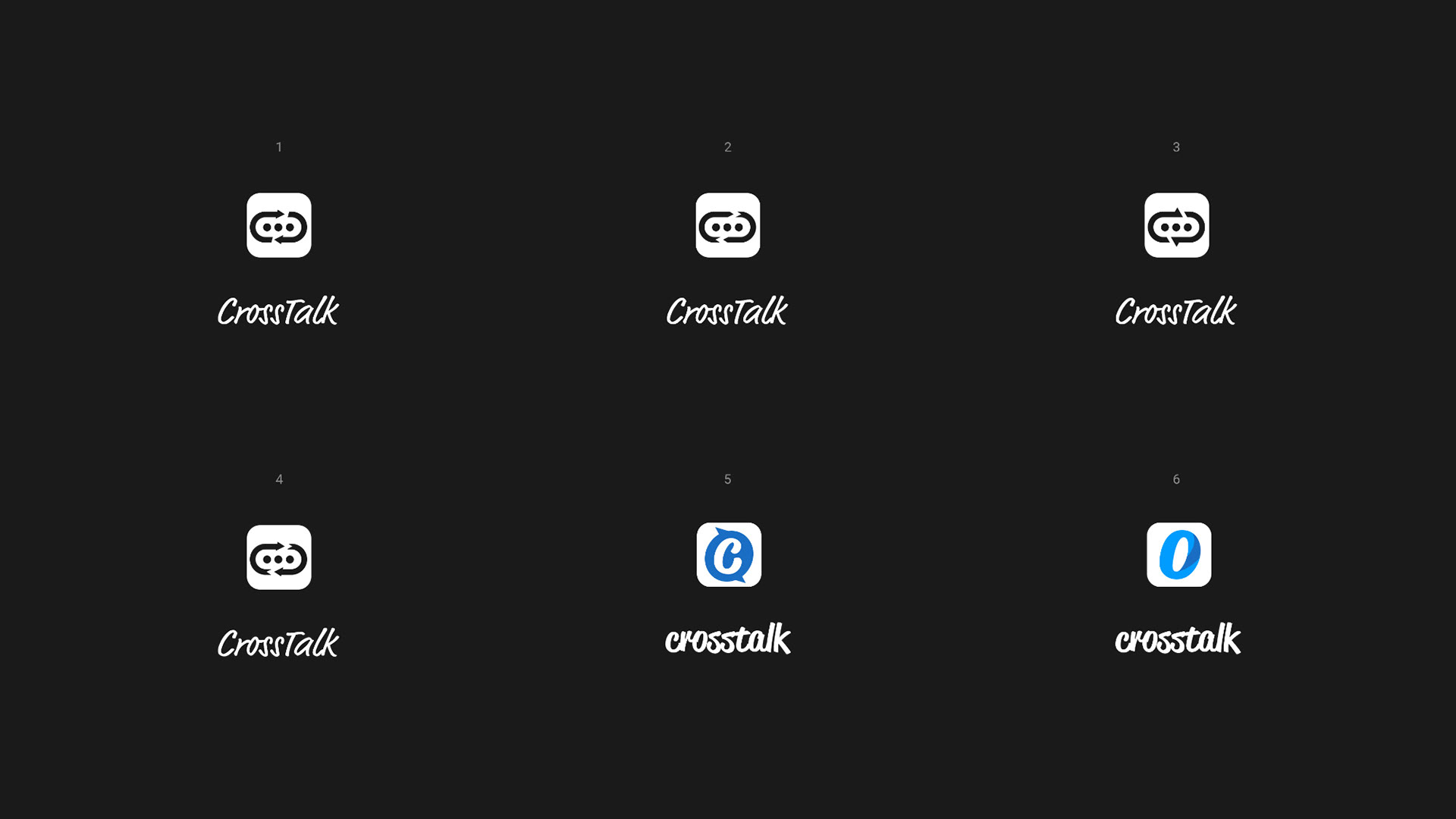 "CrossTalk" Icon Explorations 2