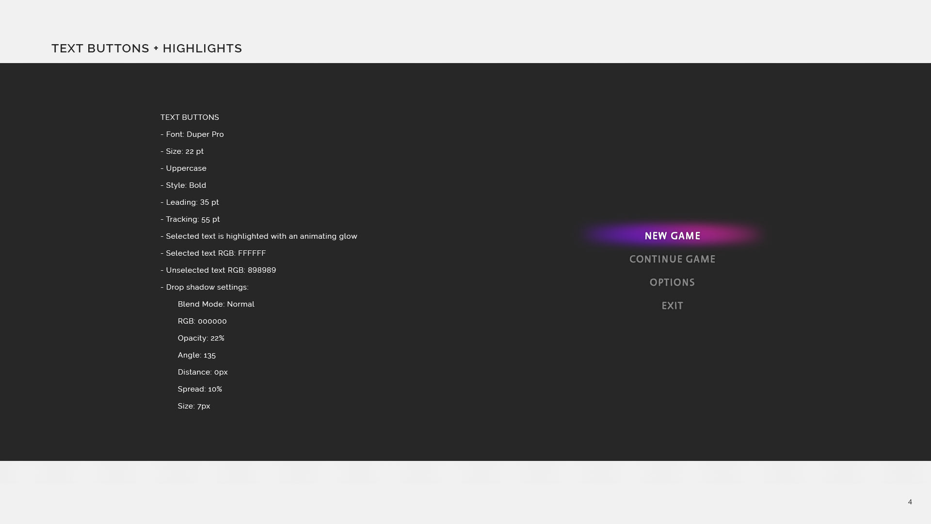Styleguide Highlight
