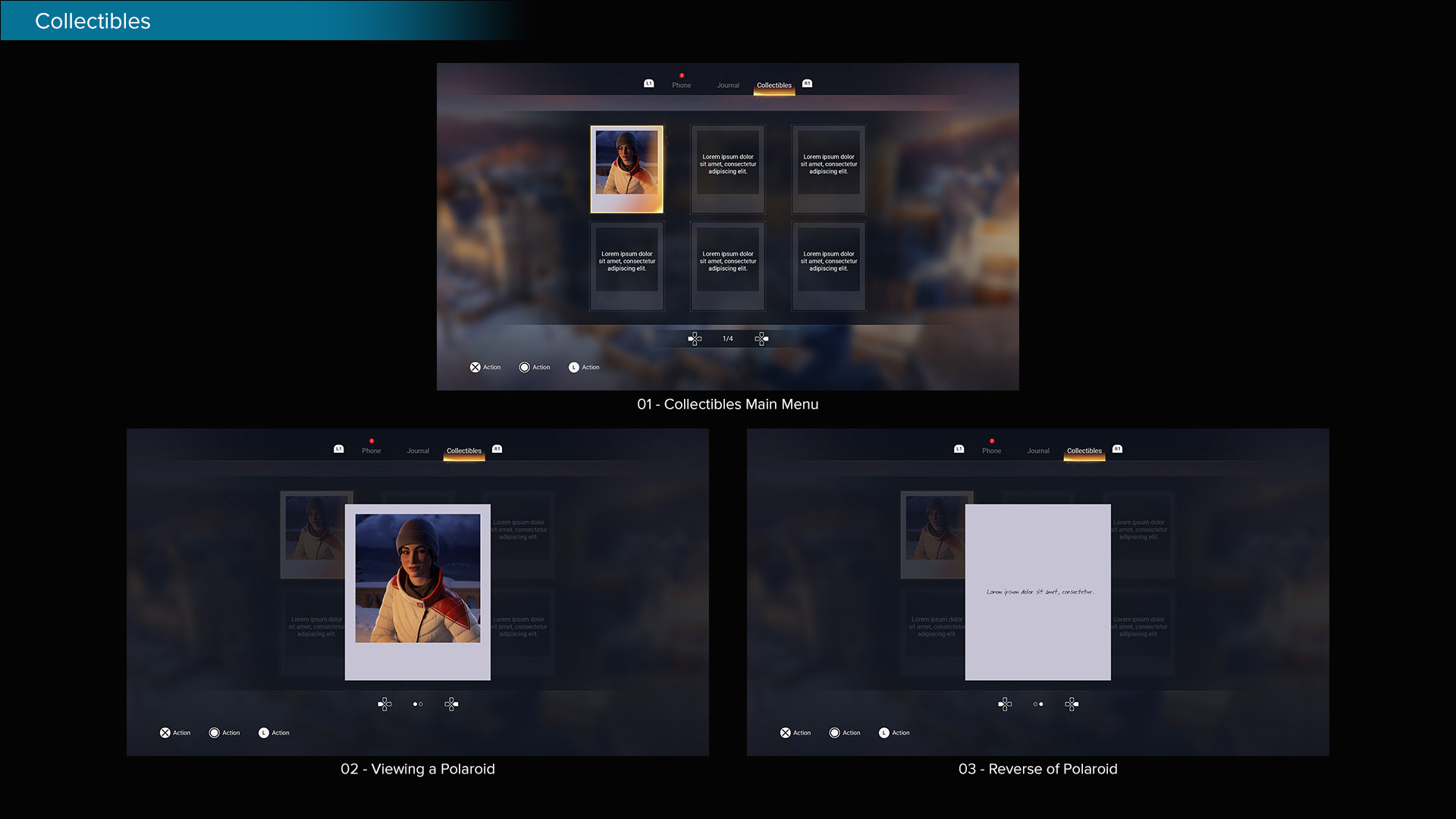 Collectibles Interface