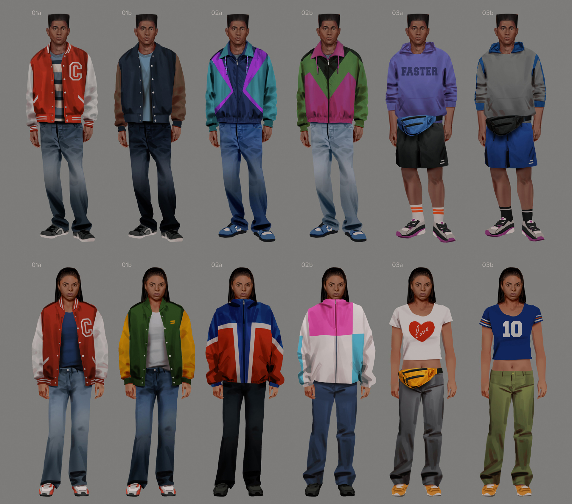 Unused Jocks NPC Concepts