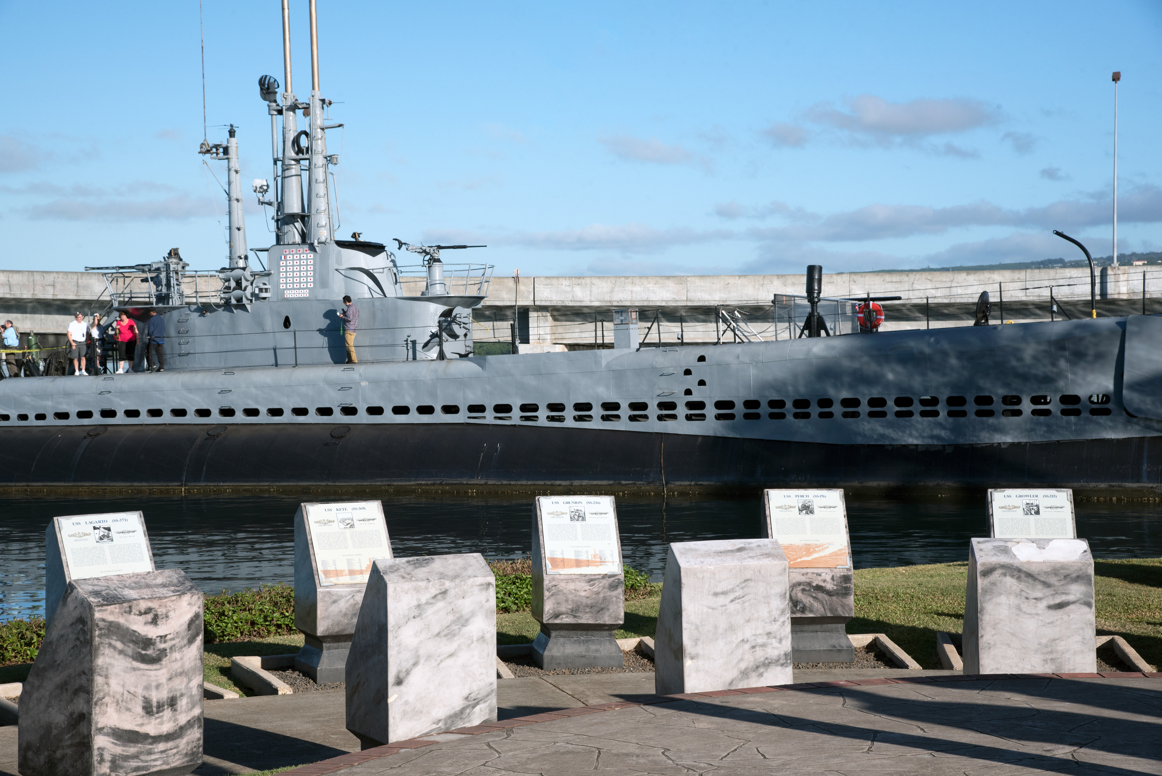 WWII Submarine Memorial and USS Bowfin