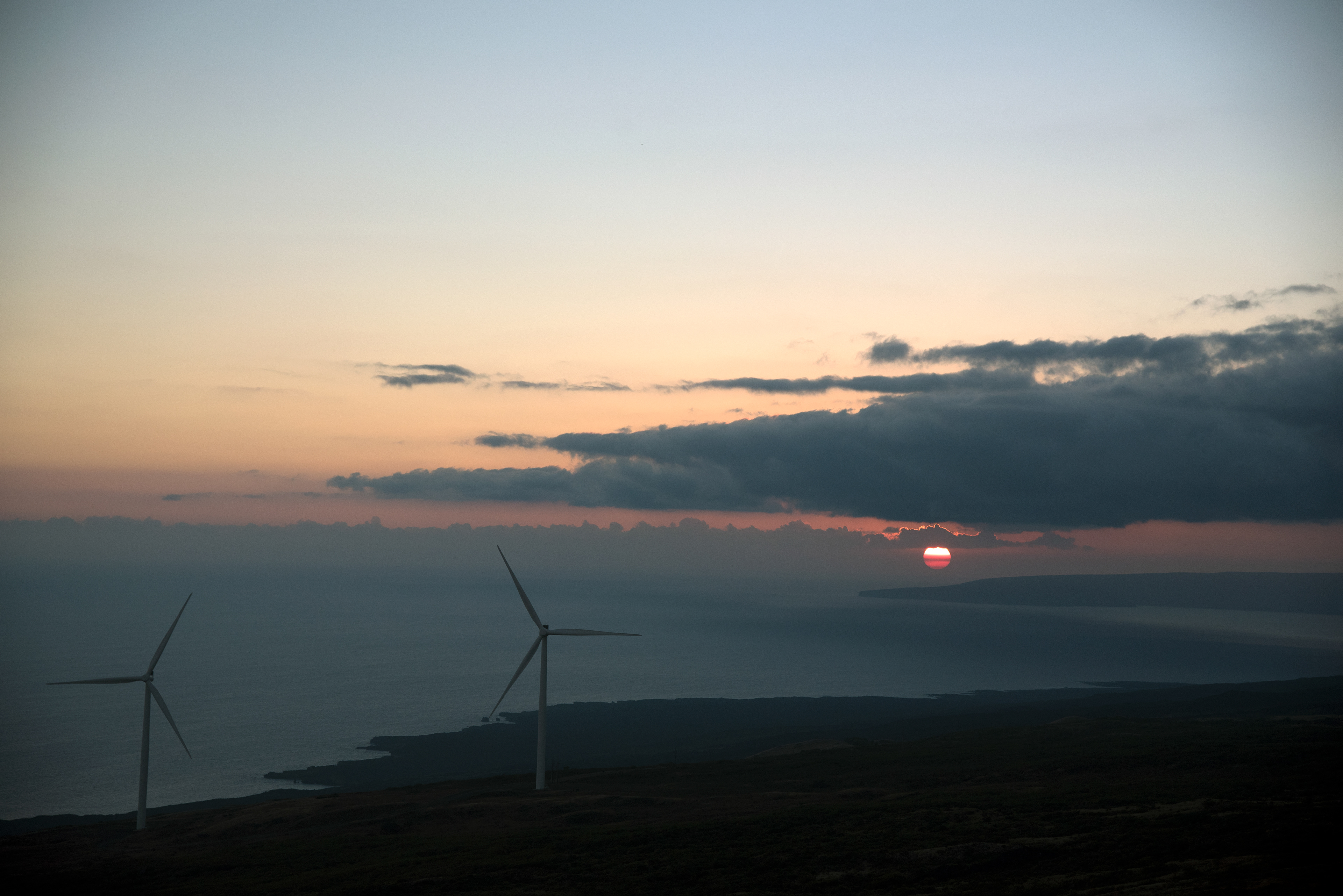 Windmills on the Piilani Highway