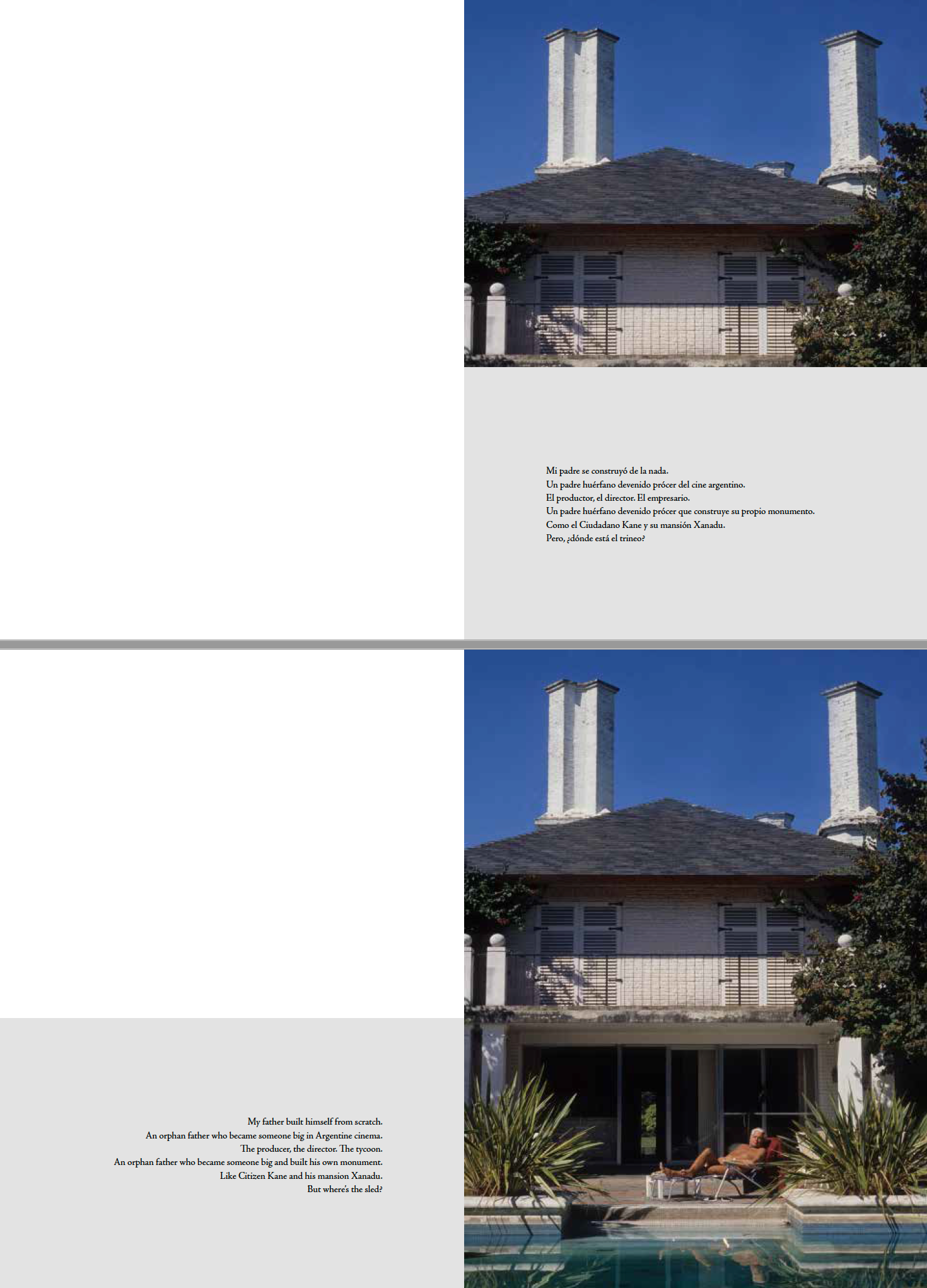 Maqueta del libro La piel de la memoria, de Javier Olivera.