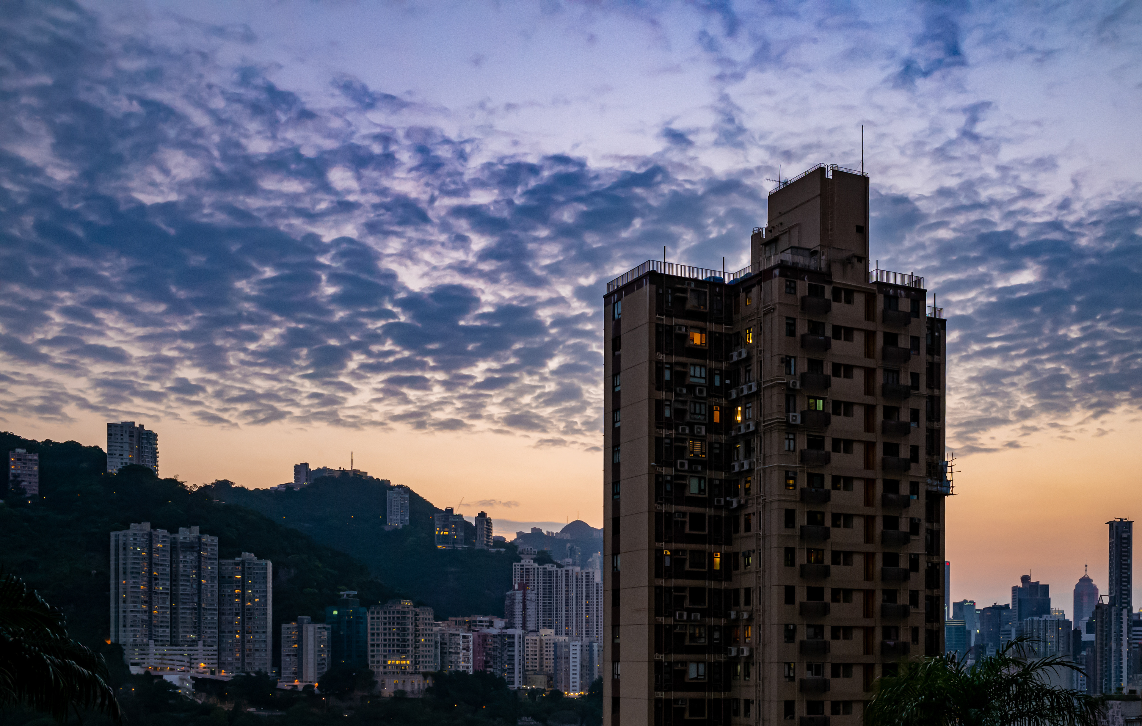 Sunset view in Hong Kong Island [LEICA M10, LEICA Summicron-M 35mm f/2 ASPH]