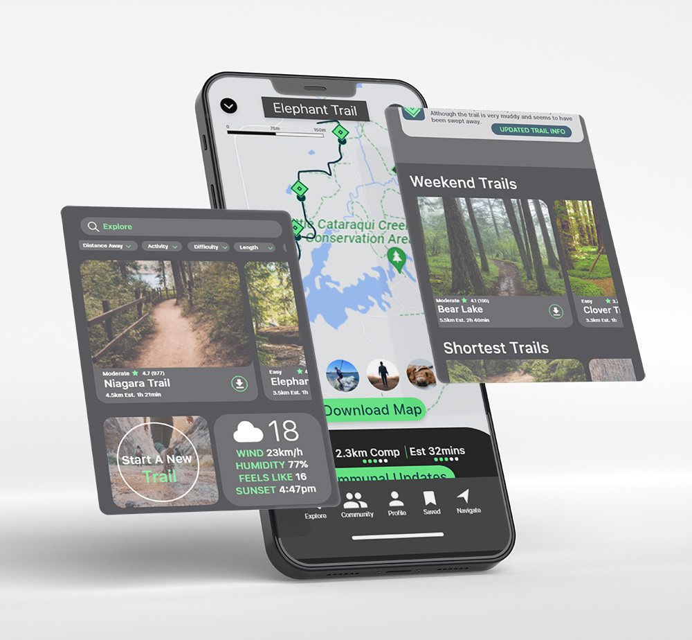 DIFFERENT SCREEN MOCKUPS
