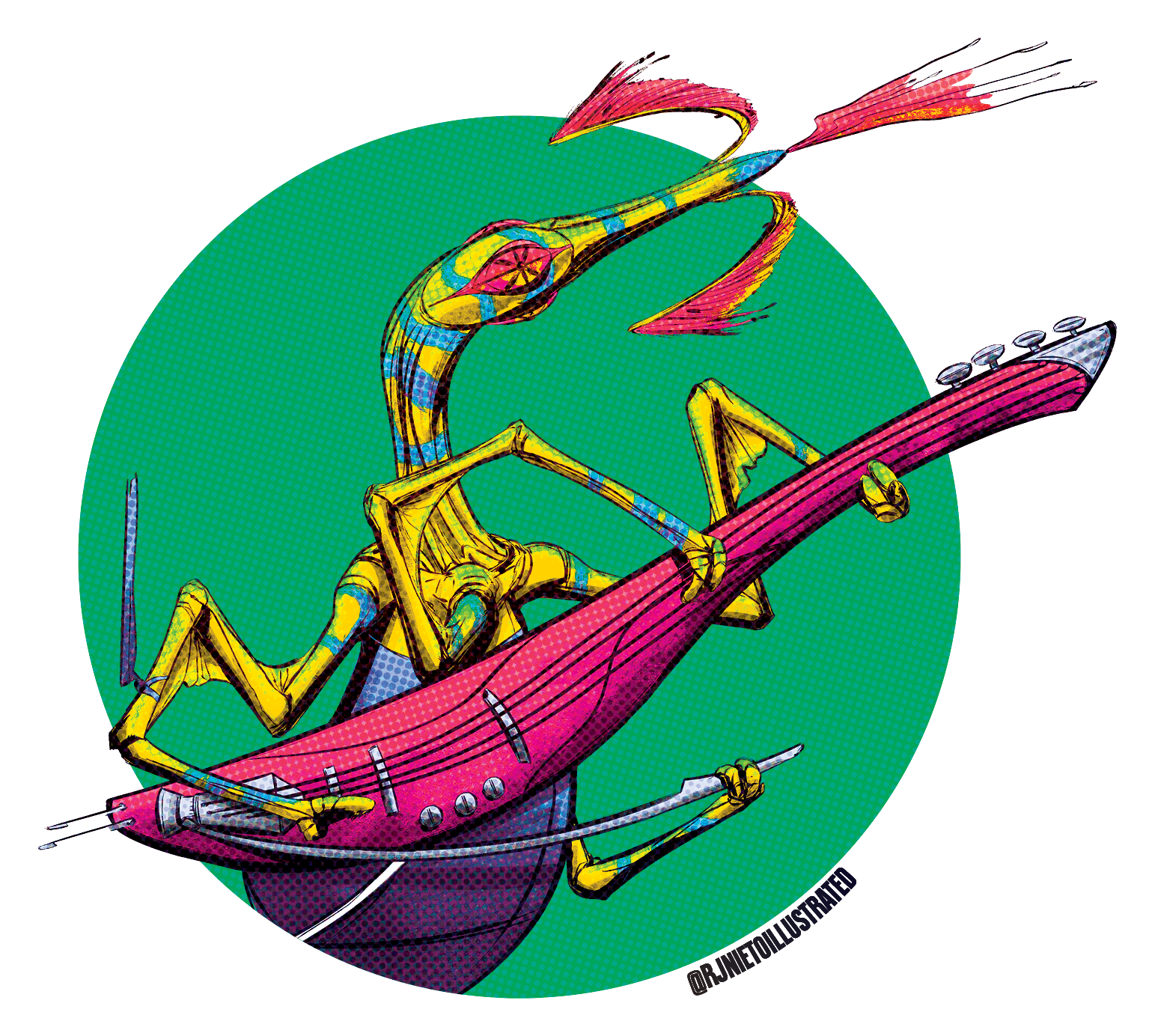 EXTRAORDINOZOIC STICKER SERIES 1-STAR ROCKER