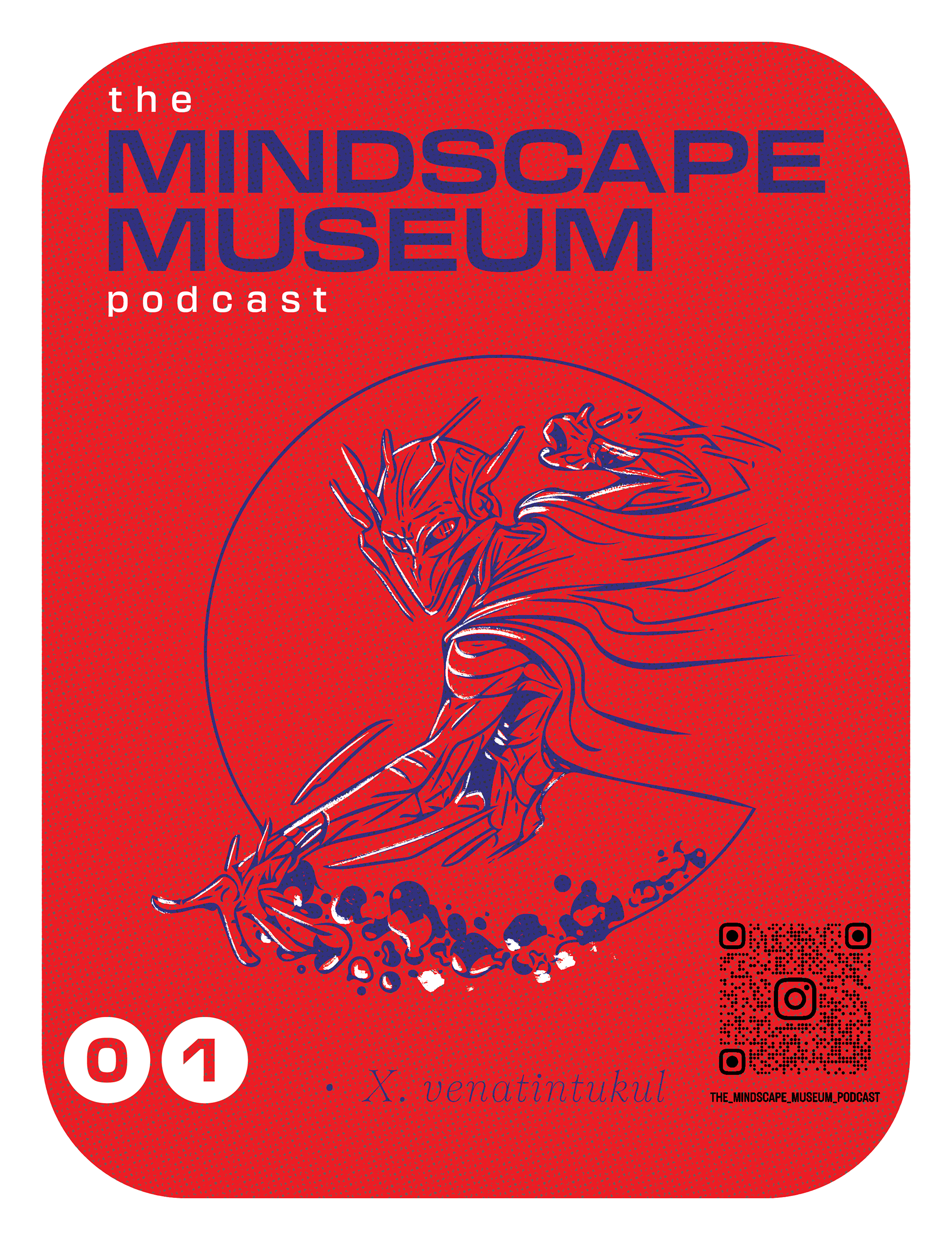 THE MINDSCAPE MUSEUM STICKER SERIES 1-RED 01