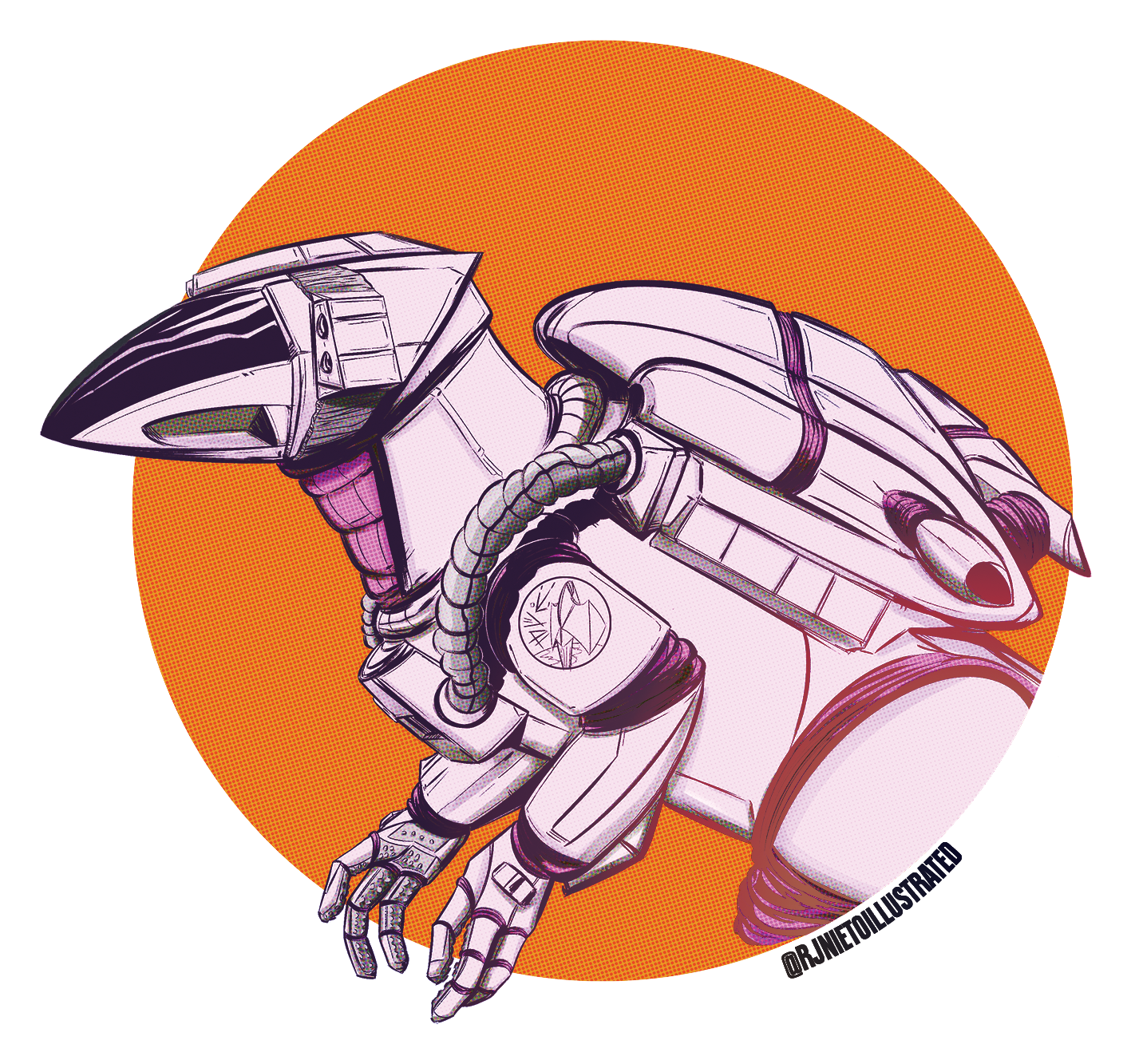 EXTRAORDINOZOIC STICKER SERIES 1-SAURIAN SPACE EXPLORER