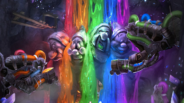 RAINBOW FALLS - PAINT OVER
