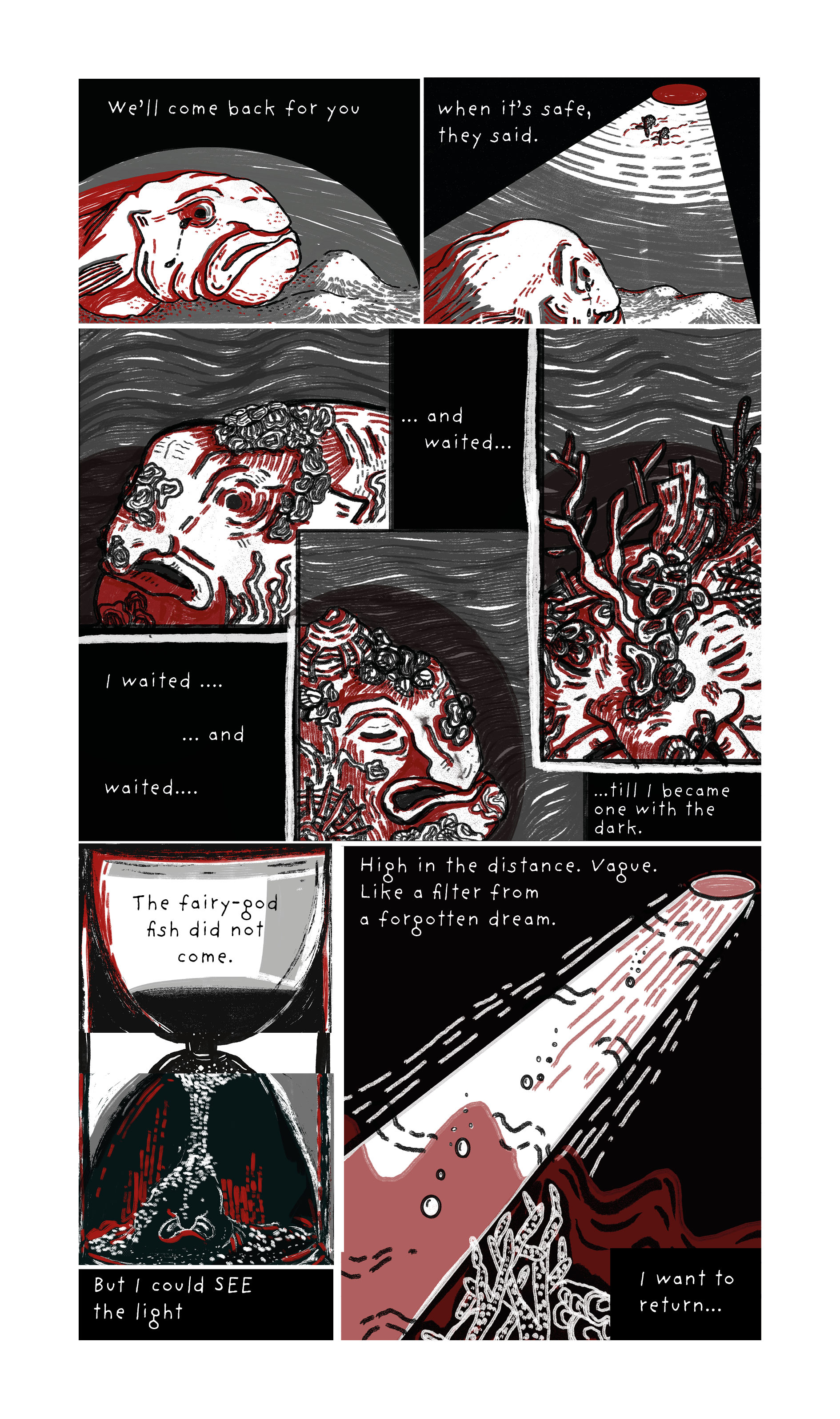 Panels from the original iteration of Cerebral Circus