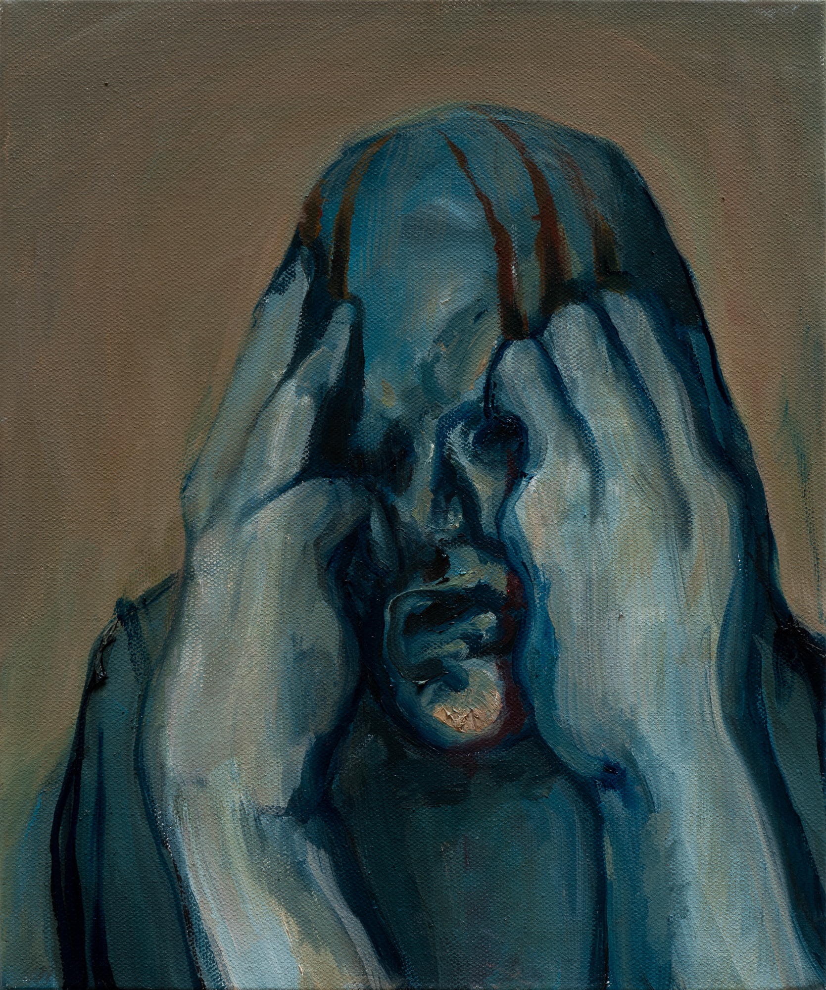 Untitled. Oil on canvas W25.5 H30.5cm