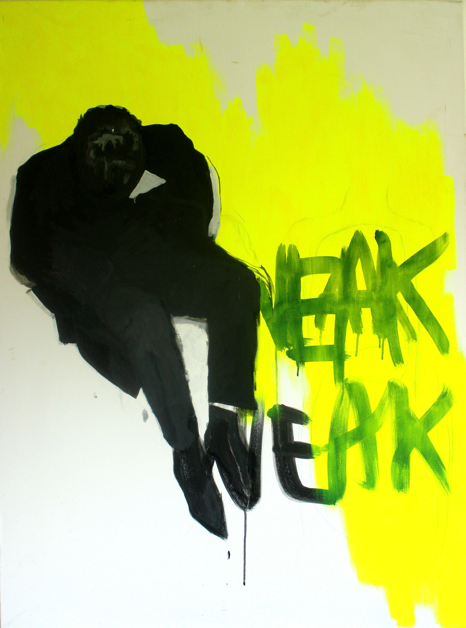 Acrylic and pigment on canvas 2017