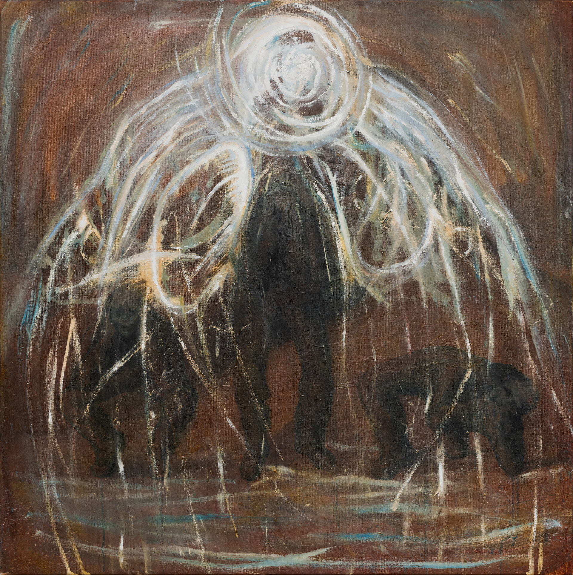 Untitled Oil on canvas W100 H100cm