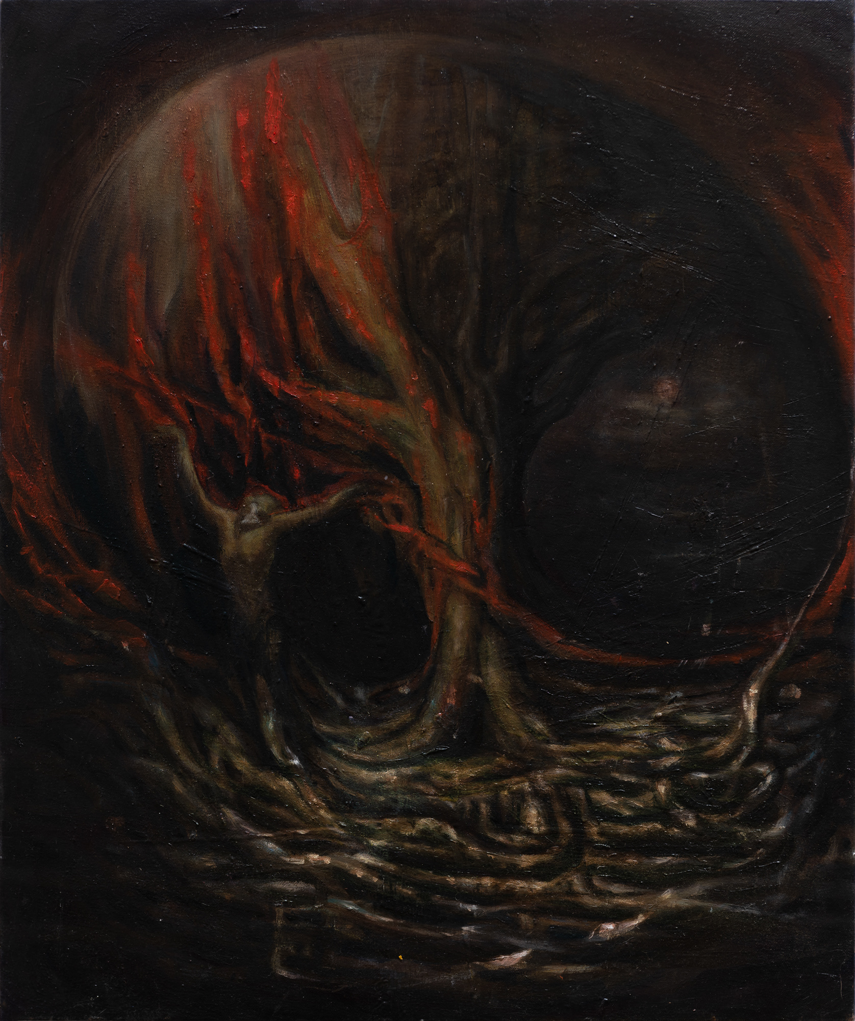 Untitled Oil on canvas W50 H60cm