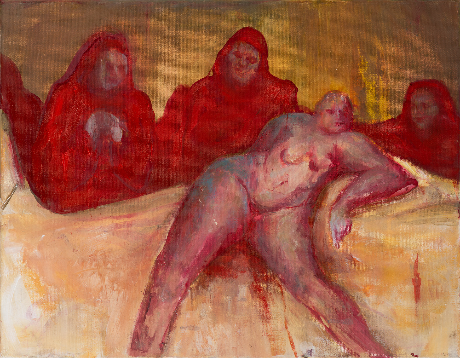 Untitled. Oil on canvas W46 H35.7