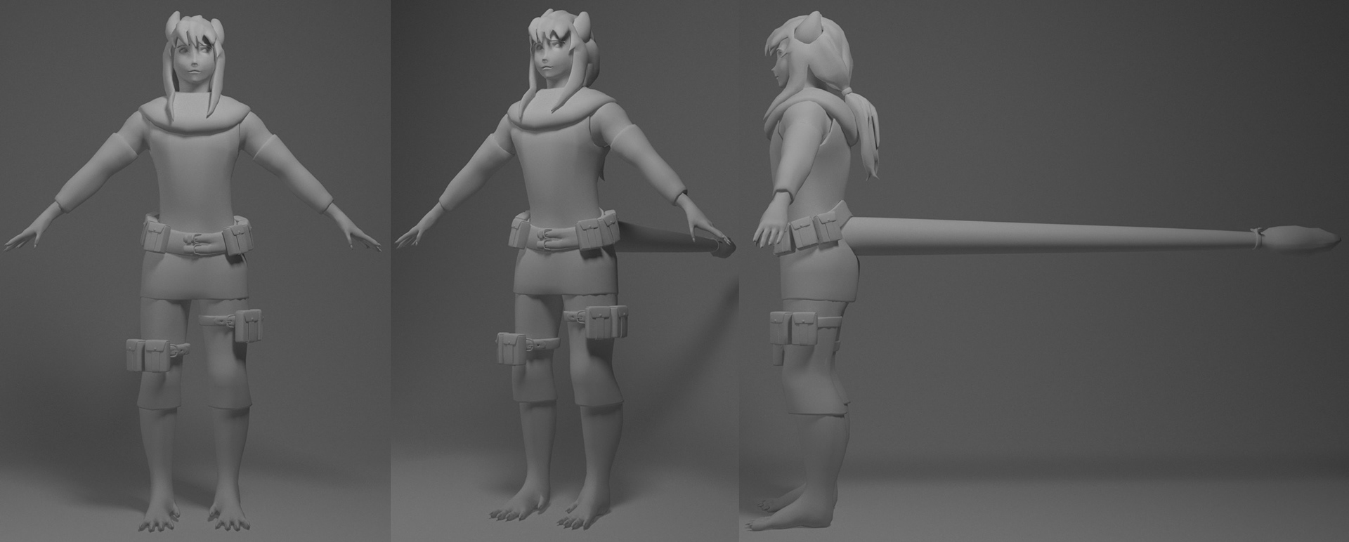 Low Poly (clay)