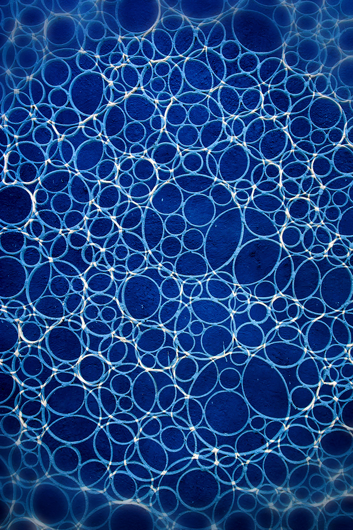 Circles in Blue