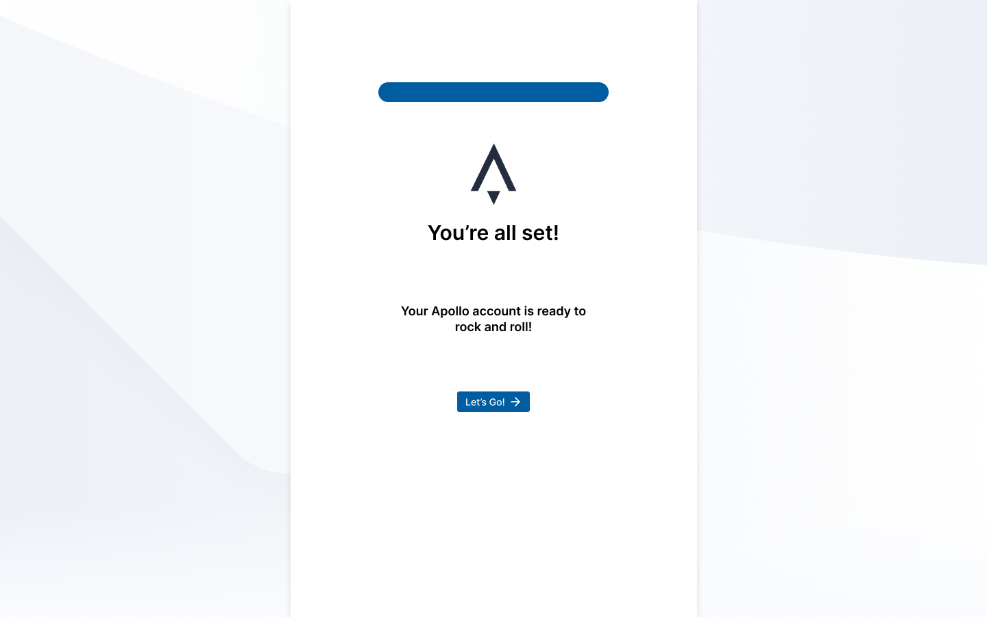 Fun messages that help build excitement for the user