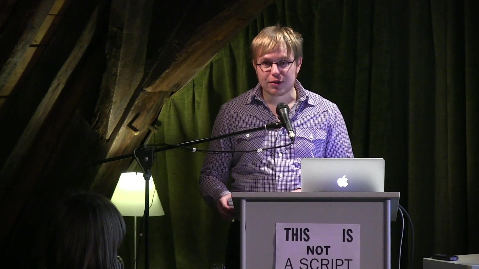 Jan Peeters, Symposium 'This is not a script' @ Poëziecentrum, Ghent