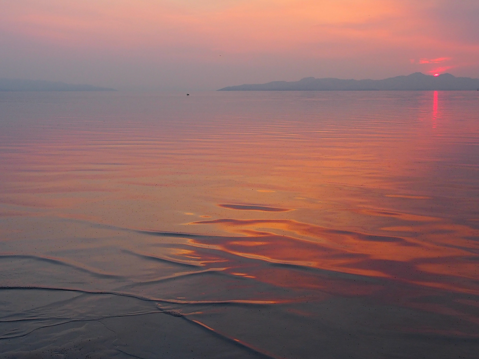 Other Worldly Sunset, Great Salt Lake