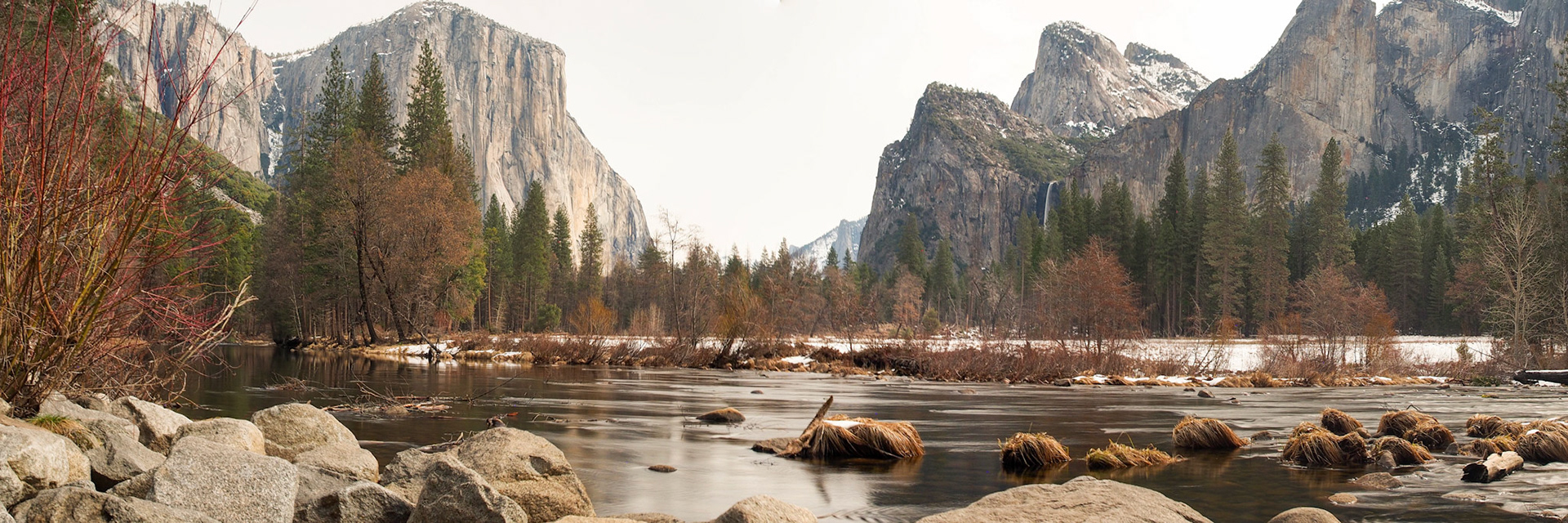 Yosemite Valley Winter, California