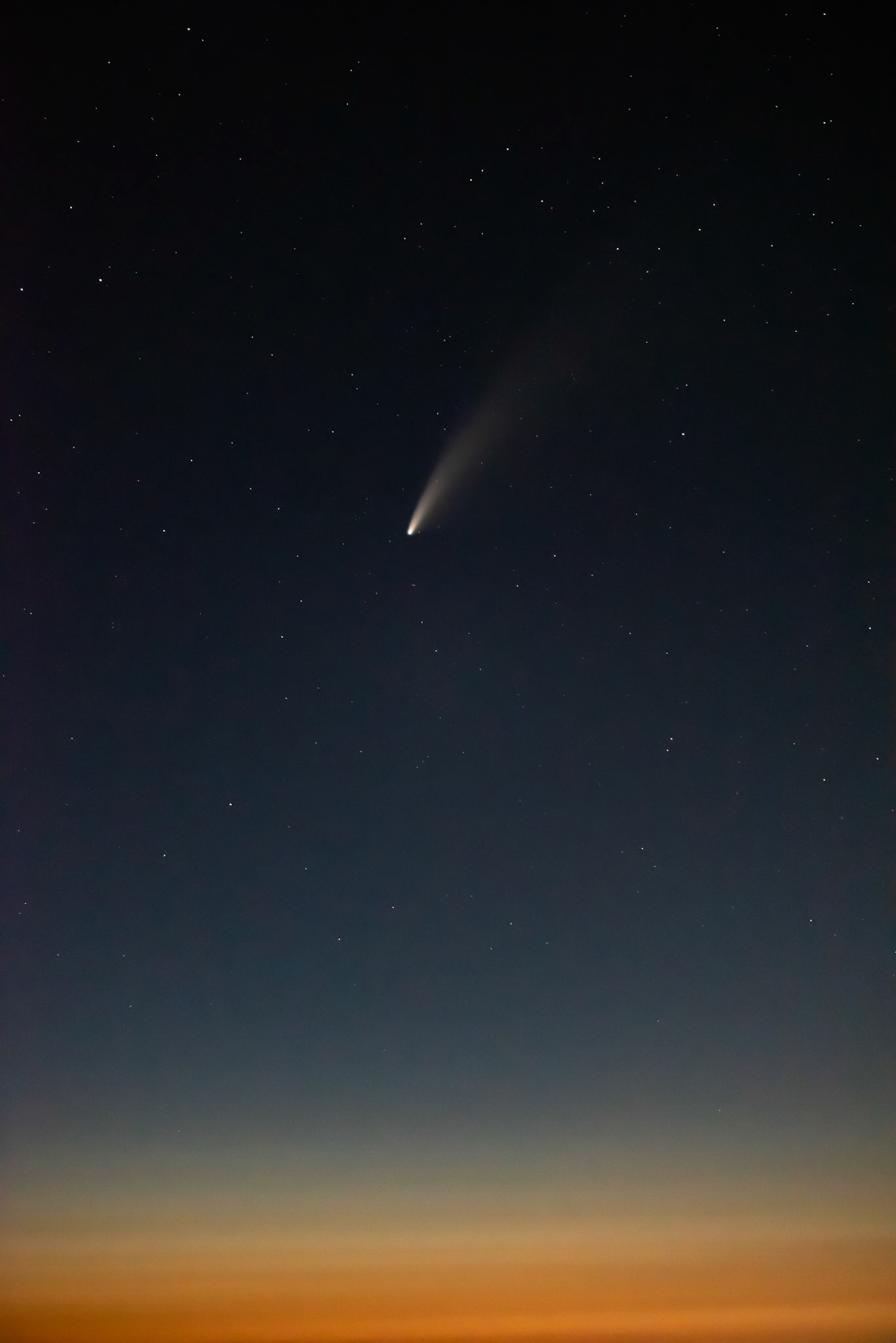 Comet Neowise, Mt Ashland, July 2020