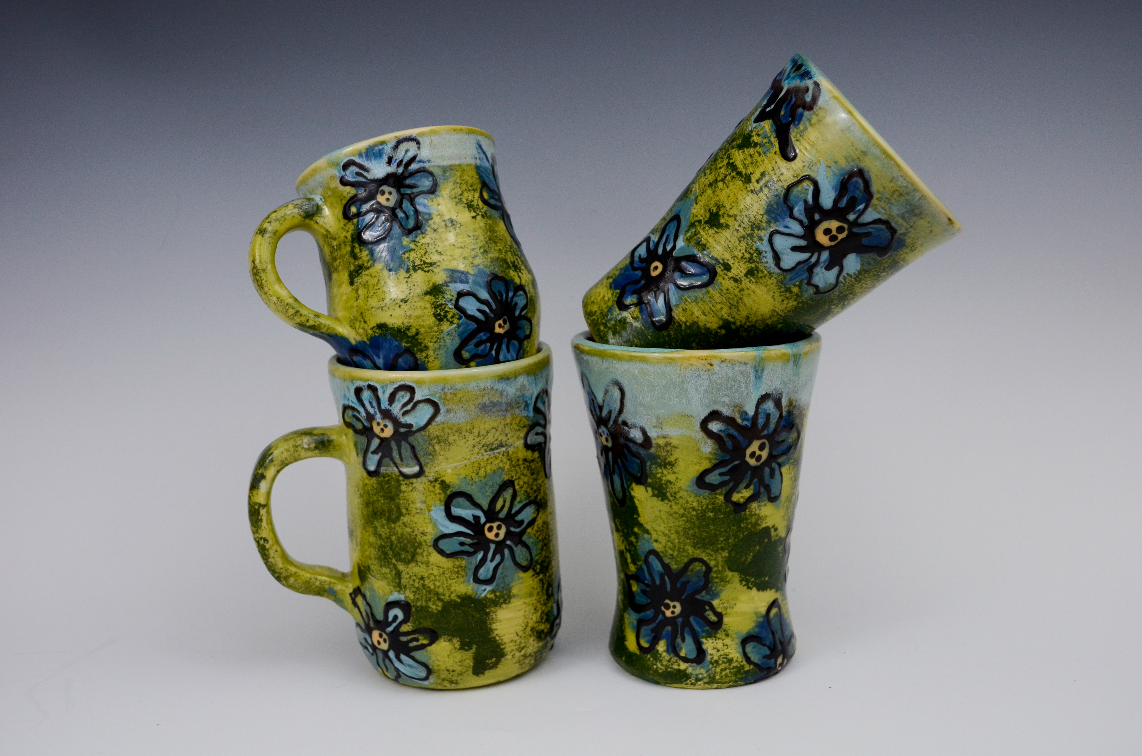 Flower cups, 2025 (oxidation)