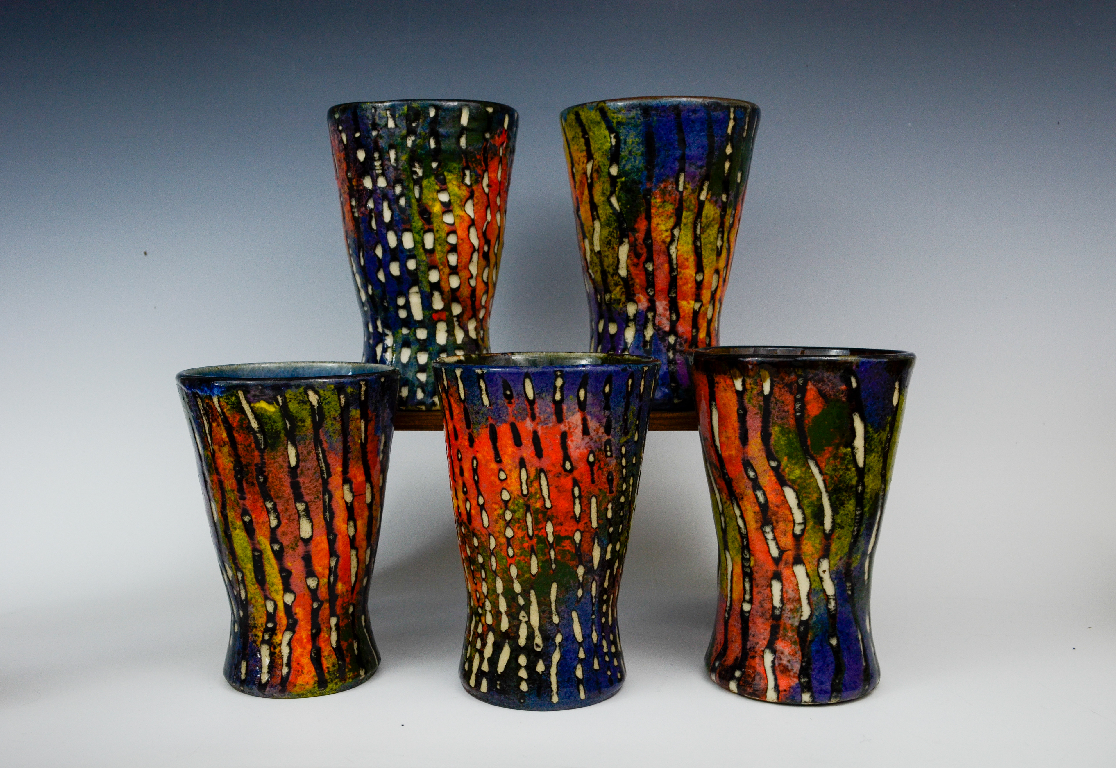 Rainbow Cups, 2026 (oxidation)