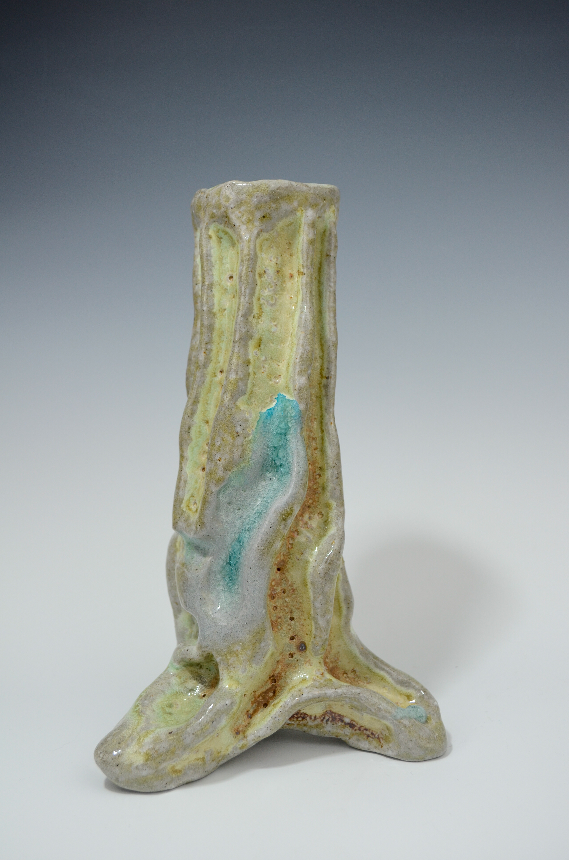 Footed Creature, 2025 (TWICE soda fired)