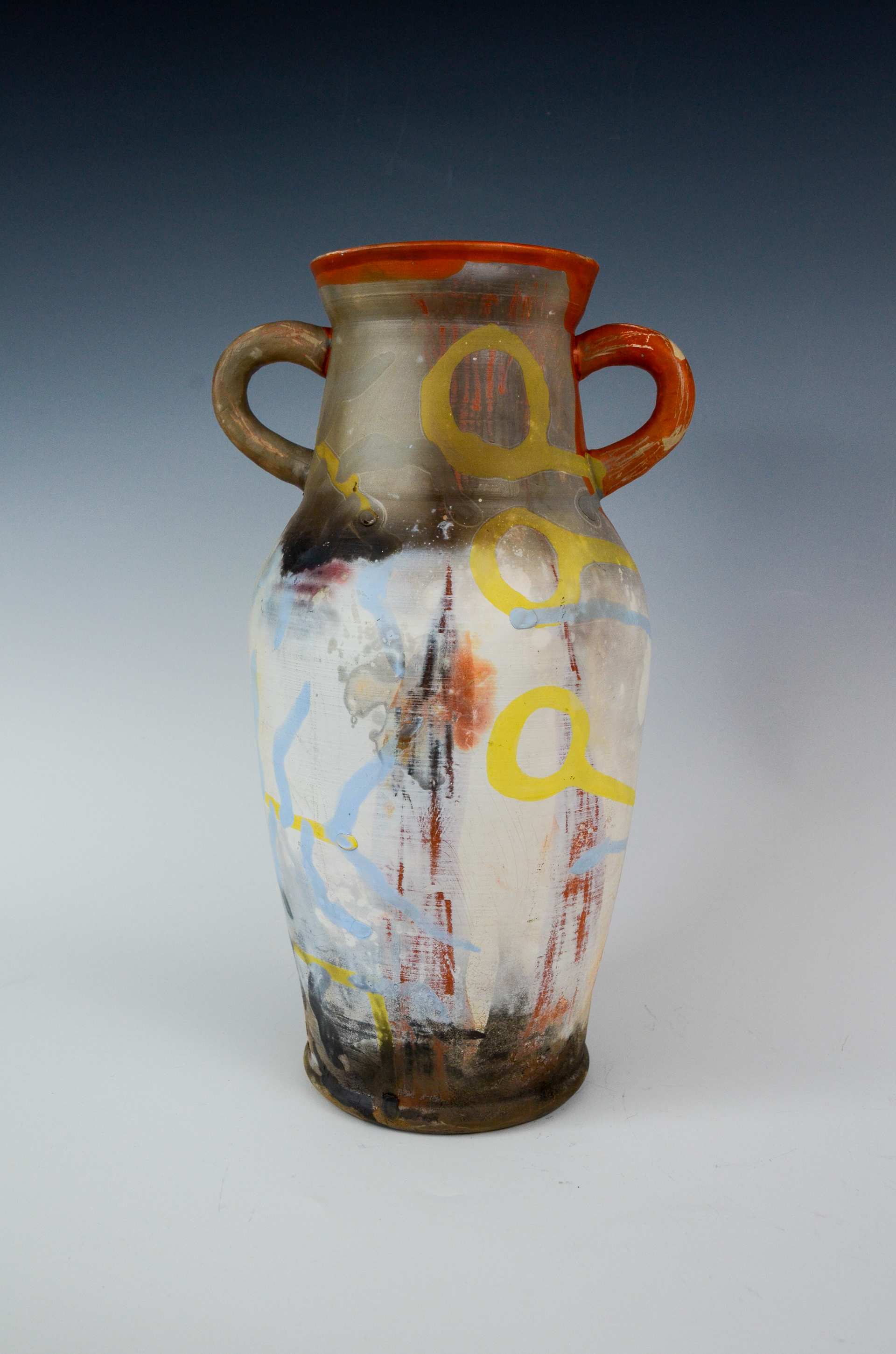 Detailed Vase, 2026 (pit fired)