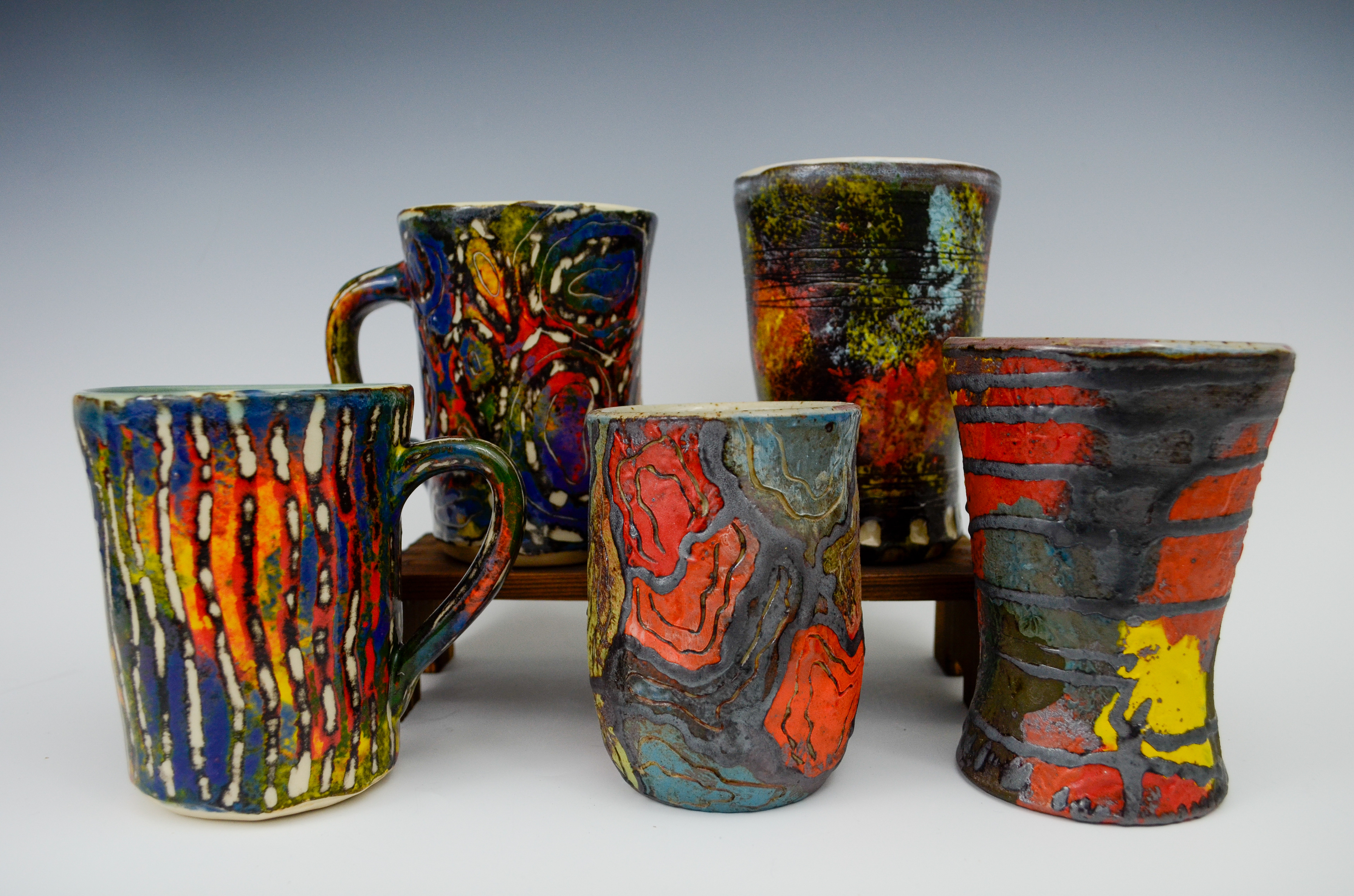 Rainbow Tableware, 2025 (oxidation & gas)