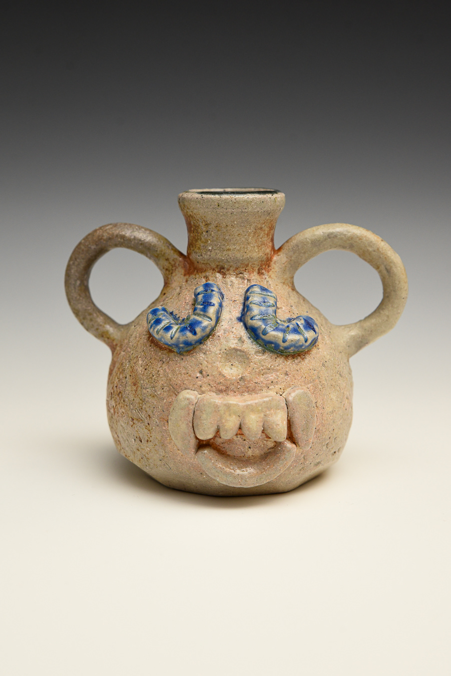 Blue-eyed Monster, 2023 (soda fired)