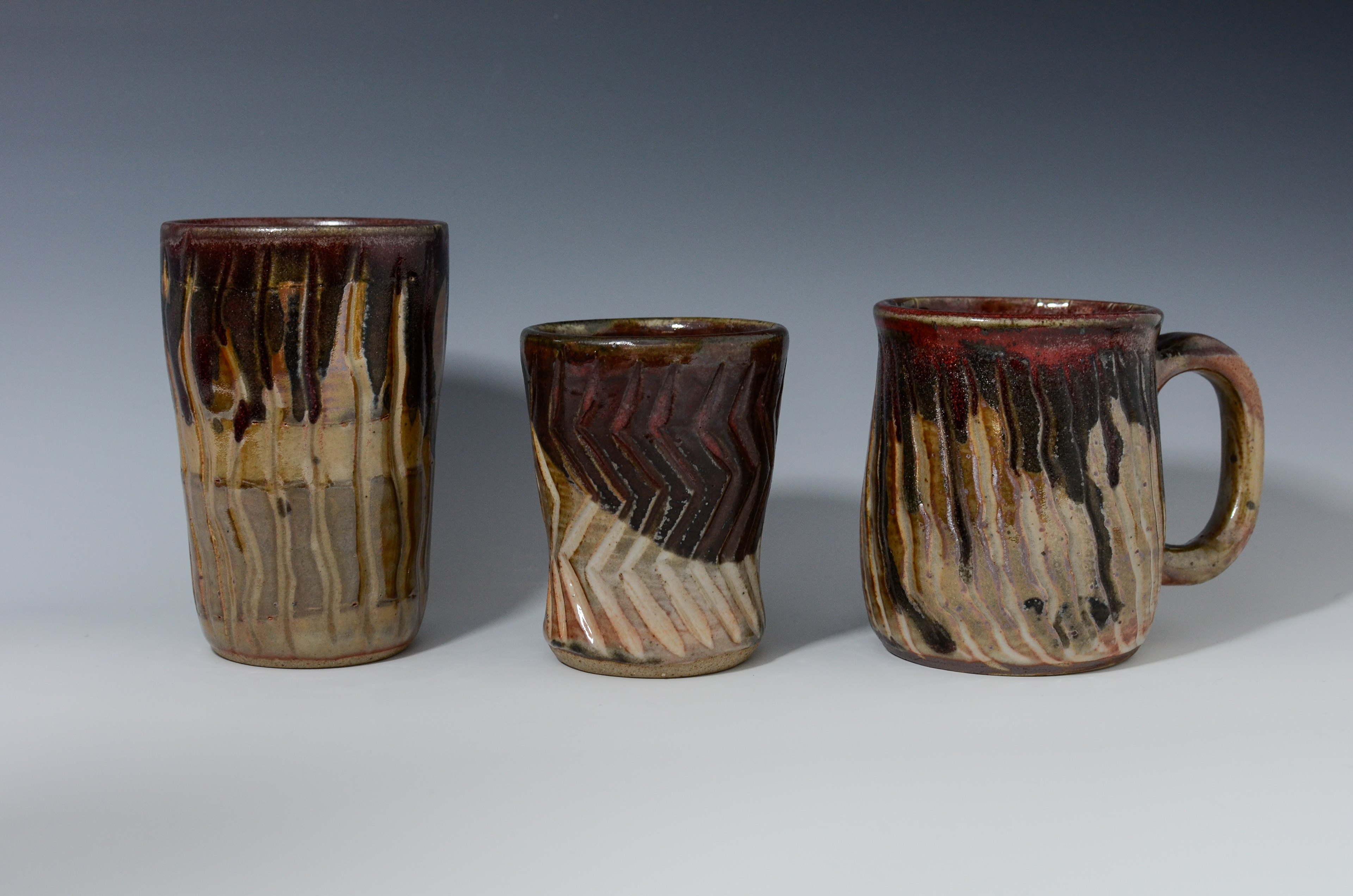 Gas / Reduction Fired Cups, 2023