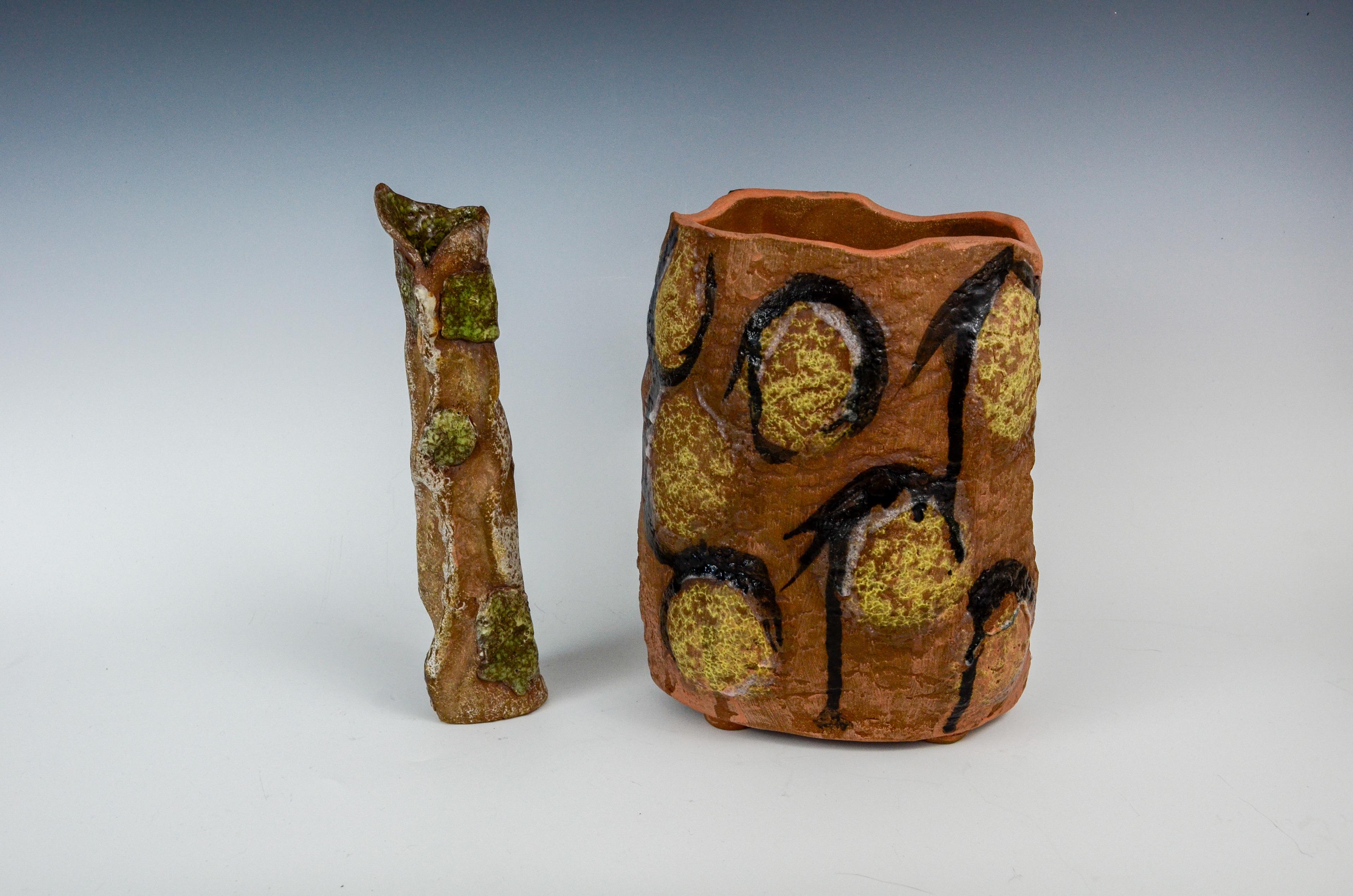 Varied Vases, 2026 (once-fired oxidation)