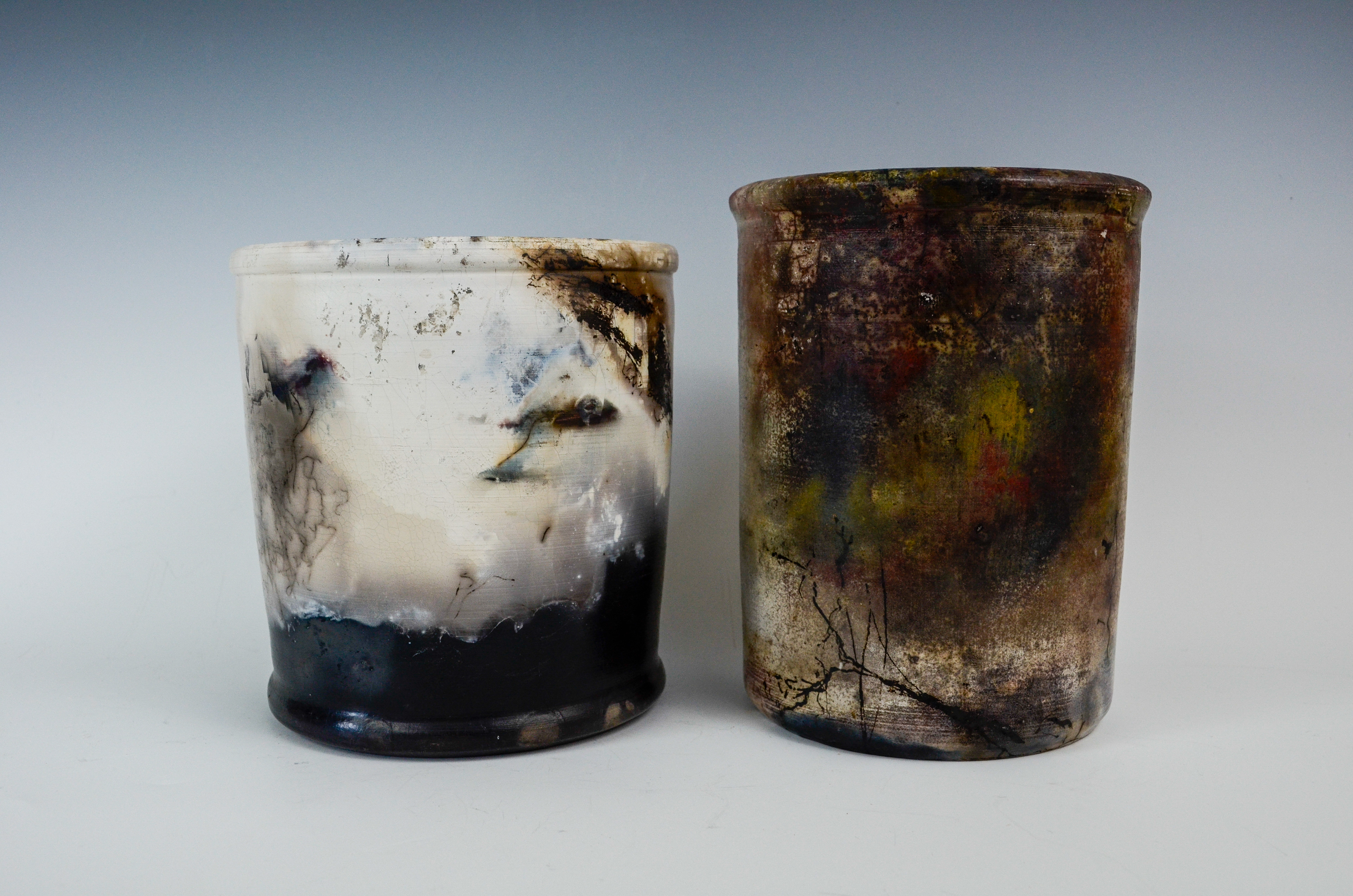 Utensil Holders, 2026 (pit fired)